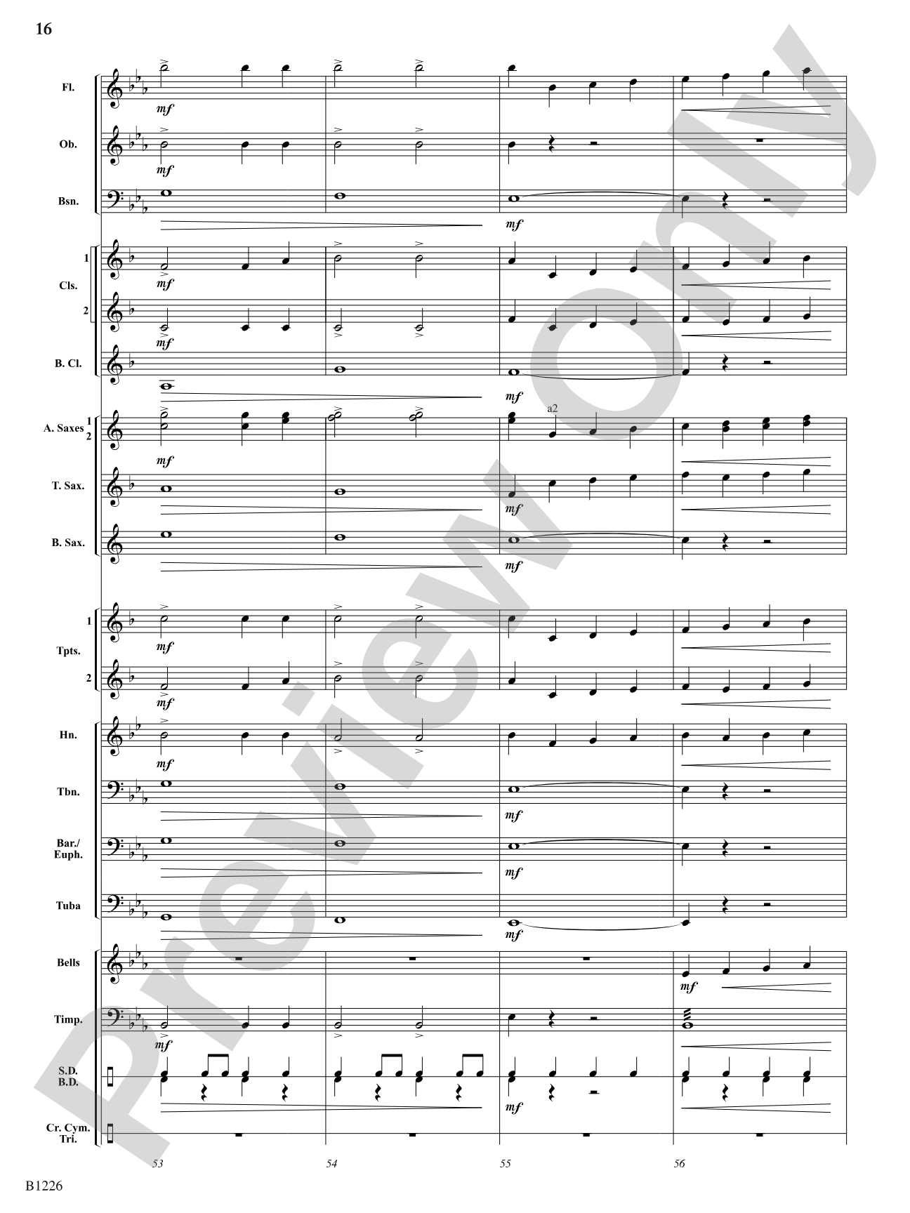 Torch of Valor: Concert Band Conductor Score & Parts