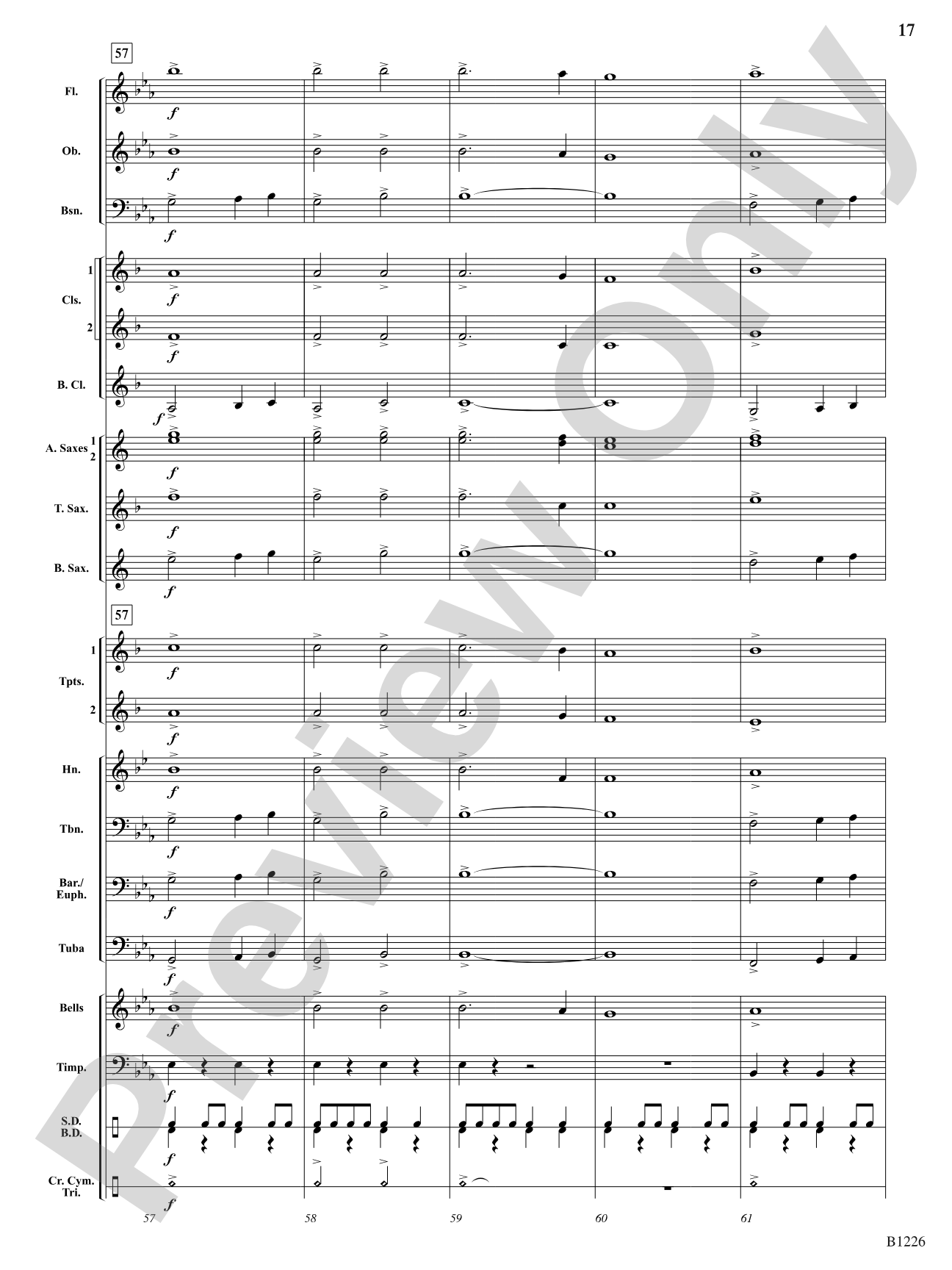 Torch of Valor: Concert Band Conductor Score & Parts
