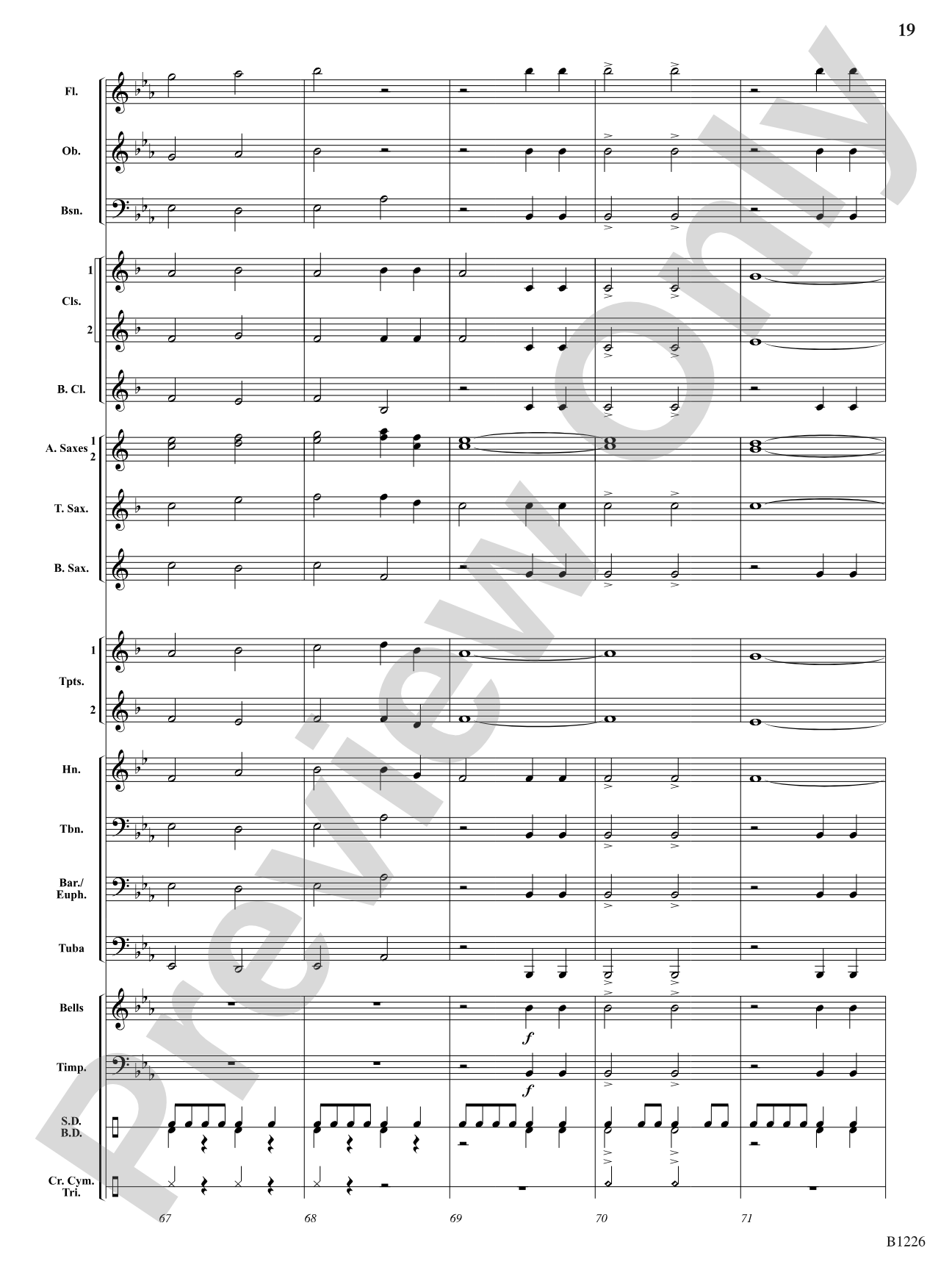 Torch of Valor: Concert Band Conductor Score & Parts