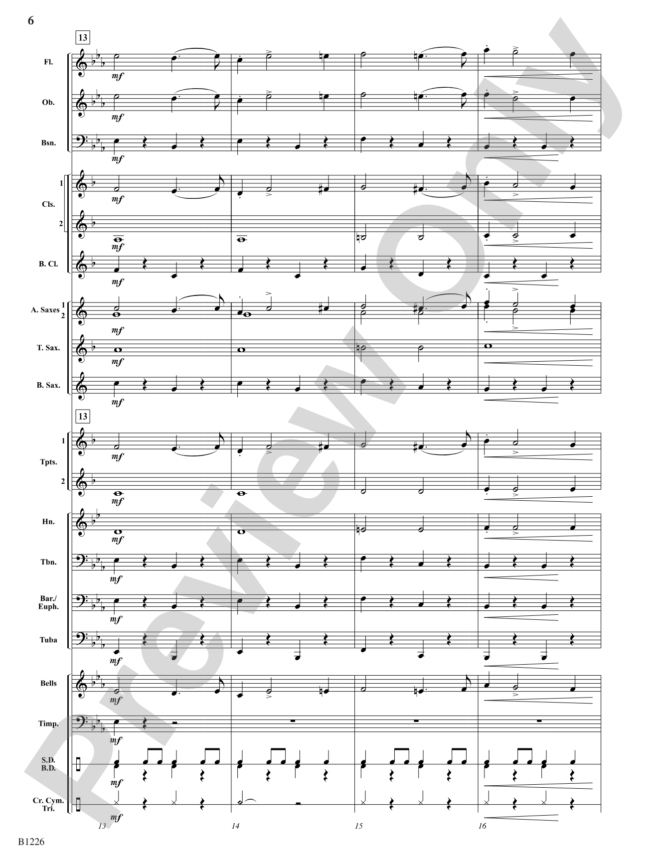 Torch of Valor: Concert Band Conductor Score & Parts