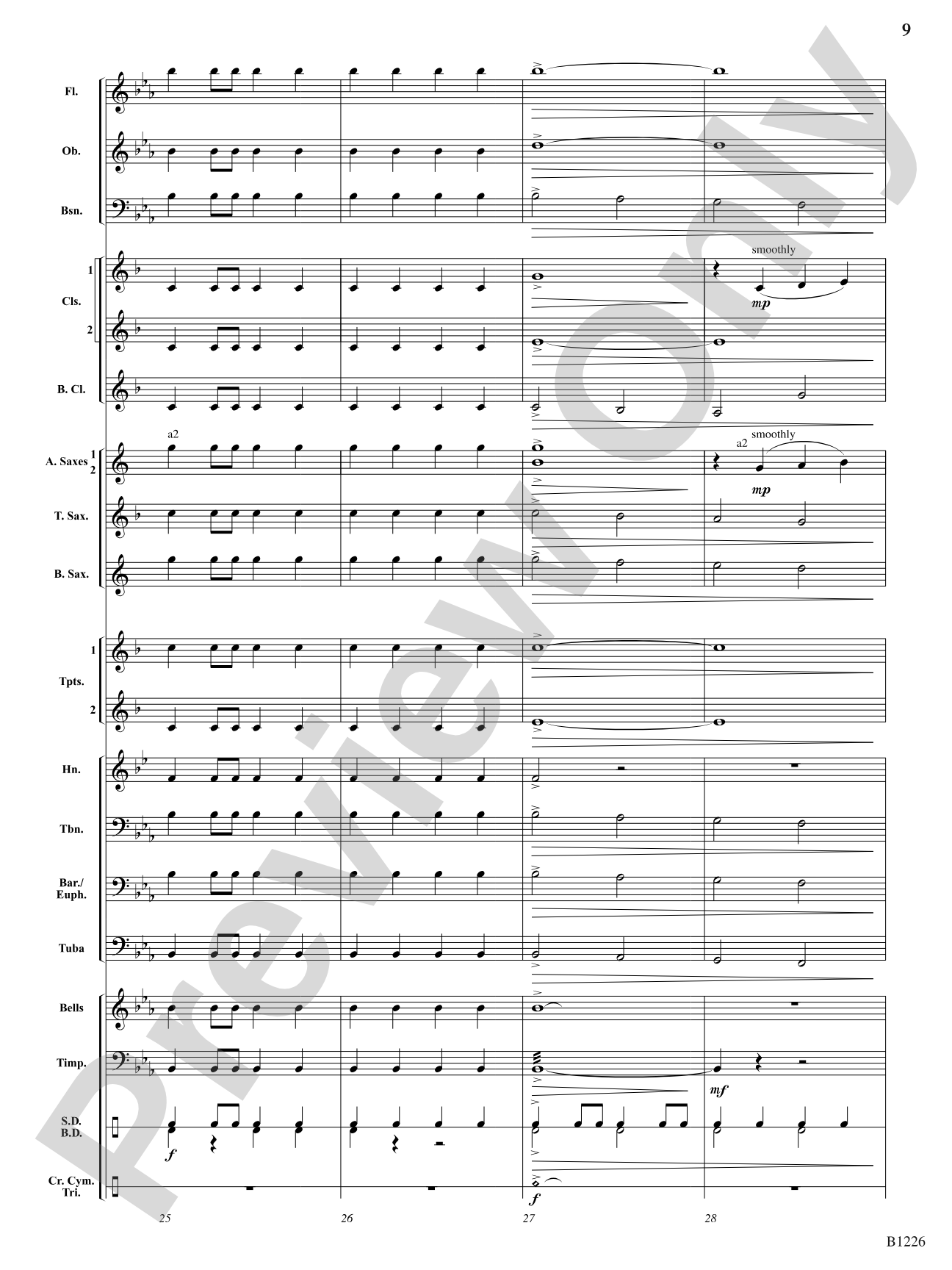 Torch of Valor: Concert Band Conductor Score & Parts
