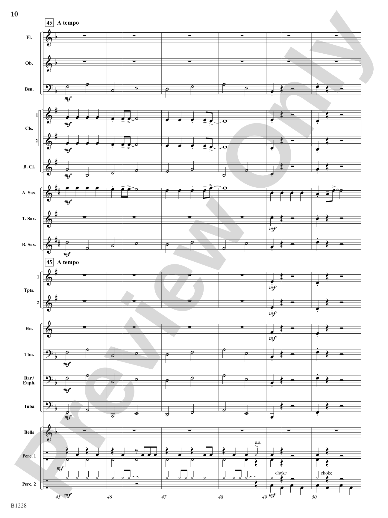 Jolly Alto Saxophones: Concert Band Conductor Score & Parts