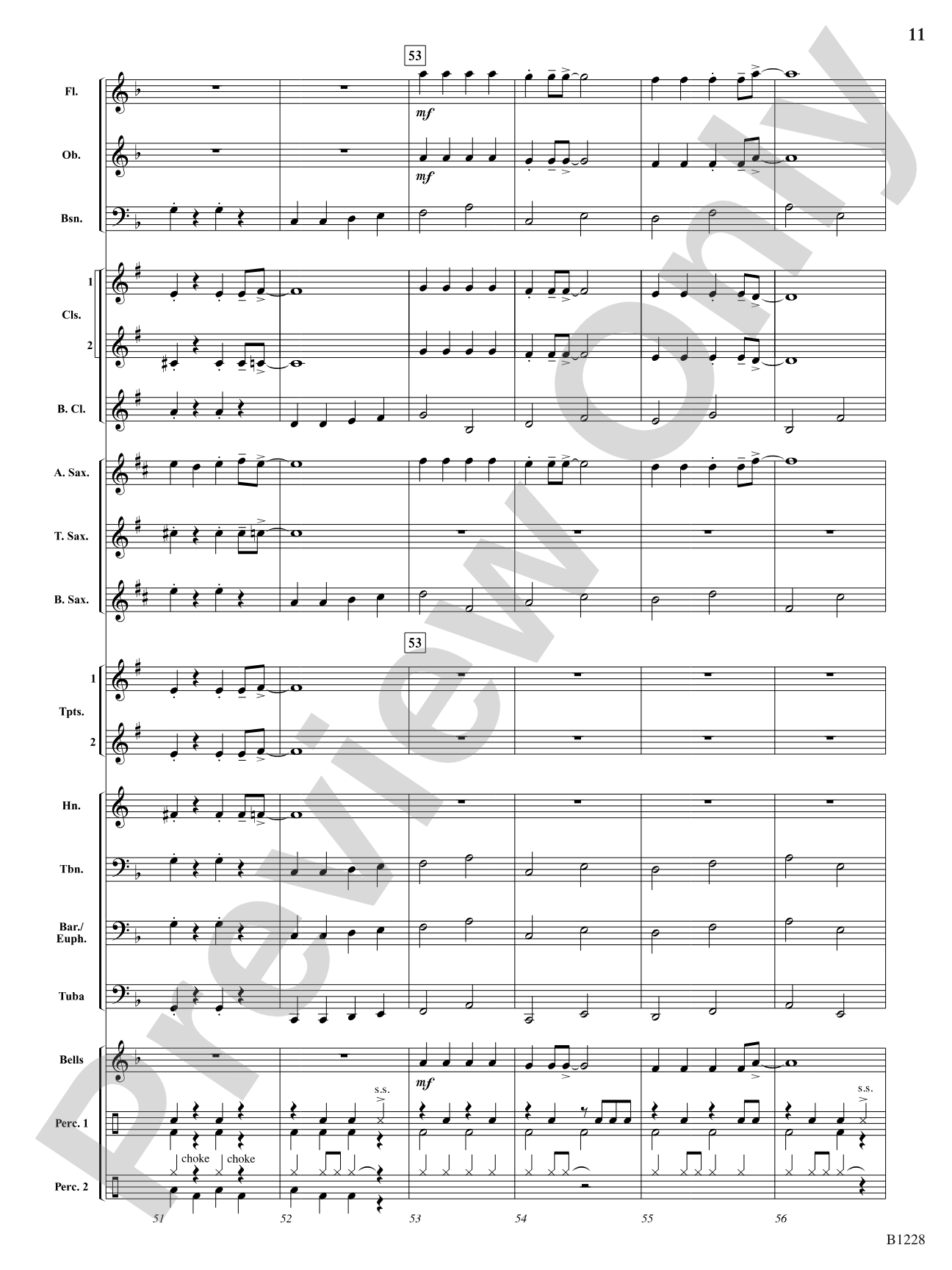 Jolly Alto Saxophones: Concert Band Conductor Score & Parts