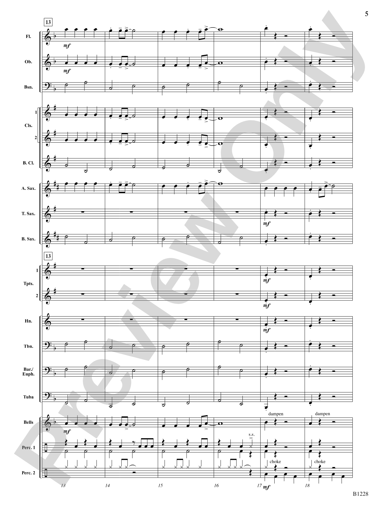 Jolly Alto Saxophones: Concert Band Conductor Score & Parts