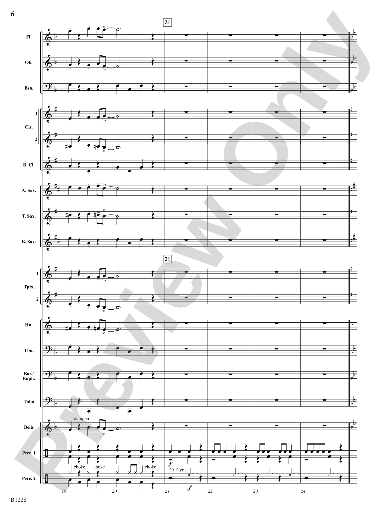 Jolly Alto Saxophones: Concert Band Conductor Score & Parts