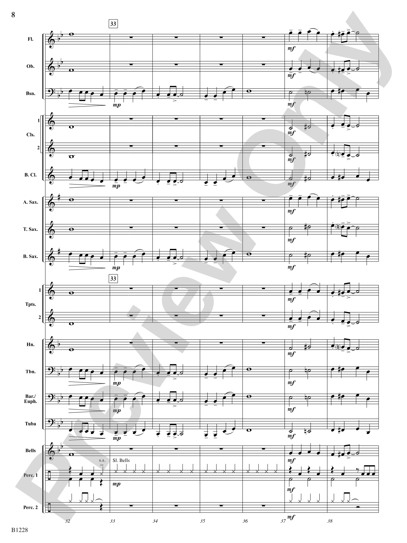 Jolly Alto Saxophones: Concert Band Conductor Score & Parts