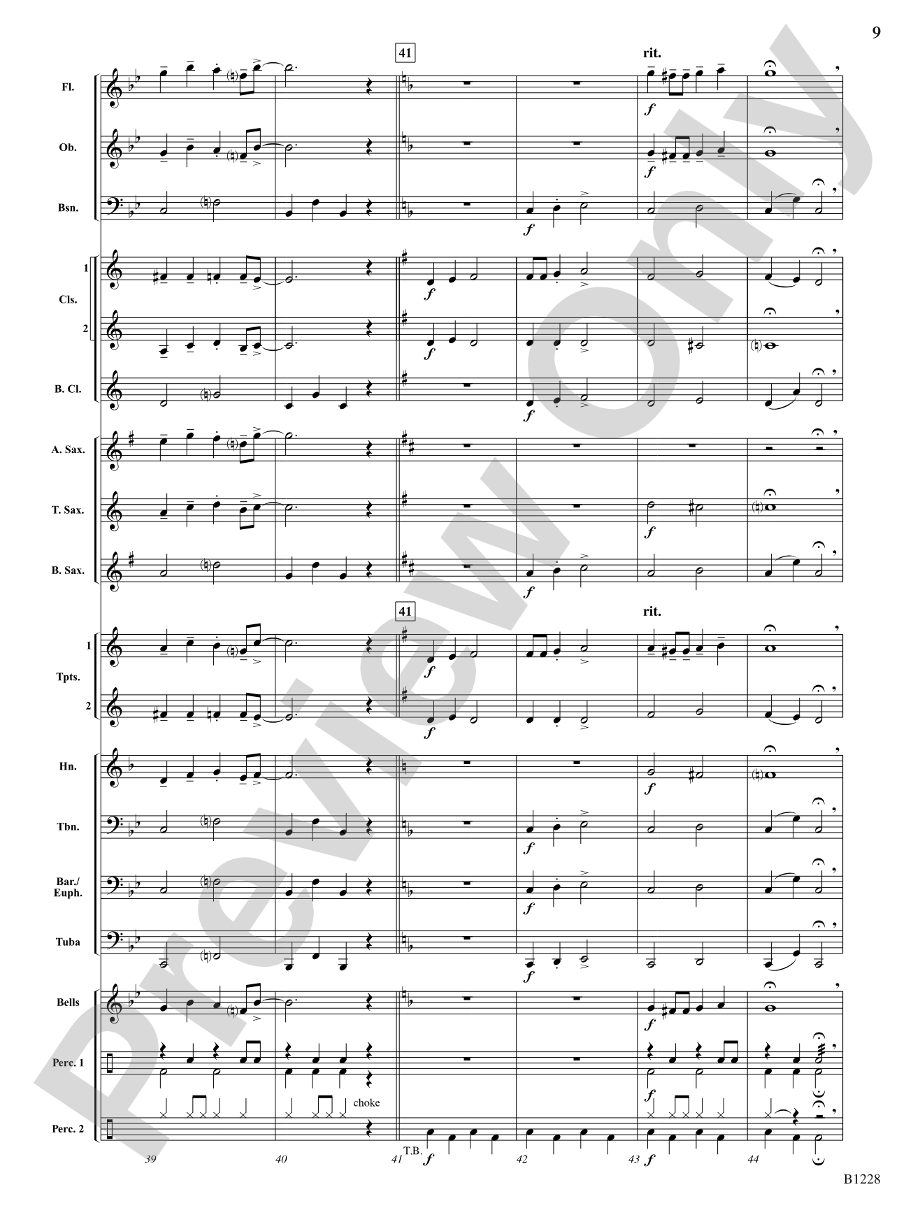 Jolly Alto Saxophones: Concert Band Conductor Score & Parts