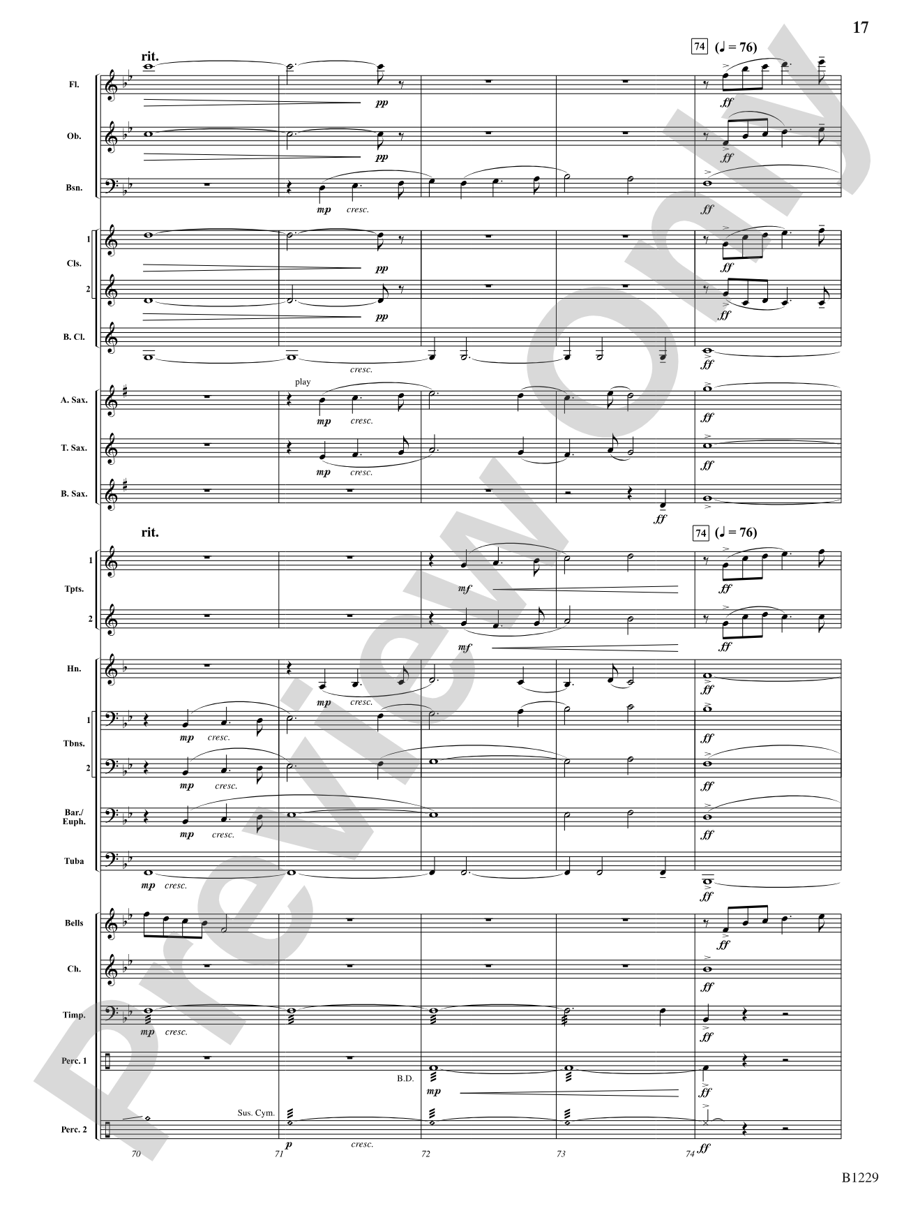 Cheyenne: Concert Band Conductor Score & Parts