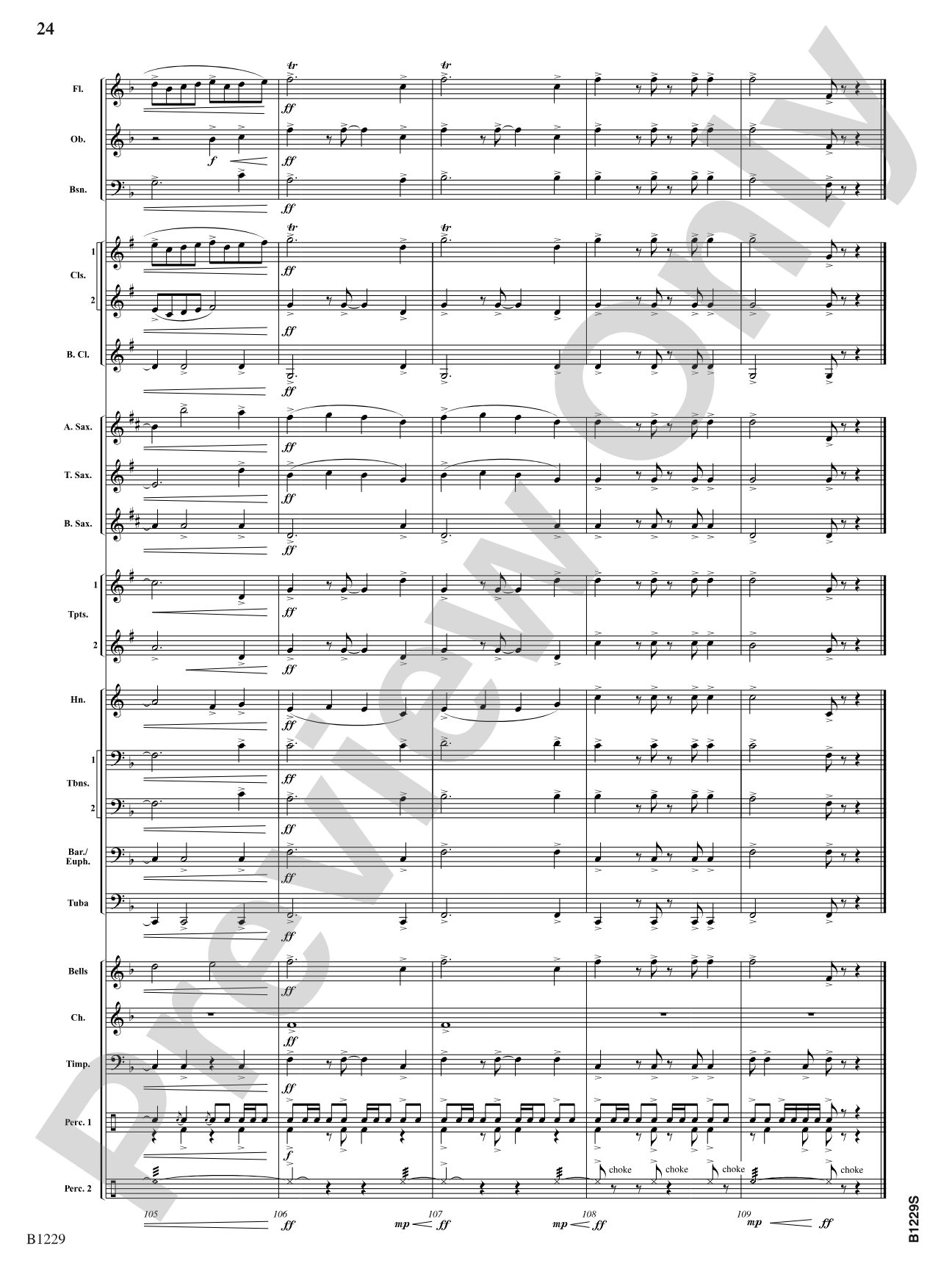 Cheyenne: Concert Band Conductor Score & Parts