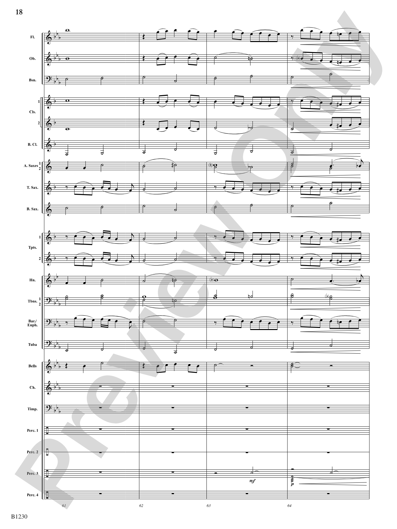 The Great American Frontier: Concert Band Conductor Score & Parts