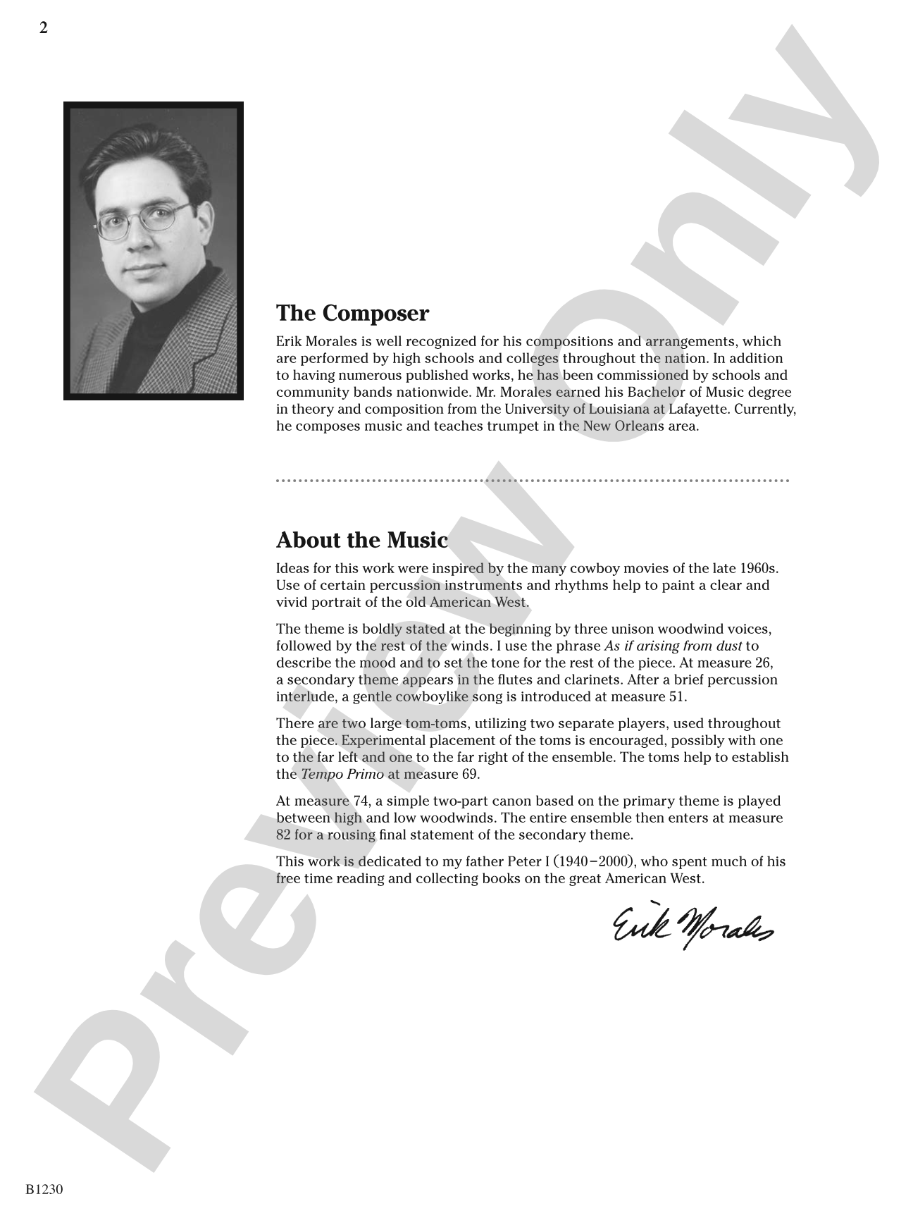 The Great American Frontier: Concert Band Conductor Score & Parts