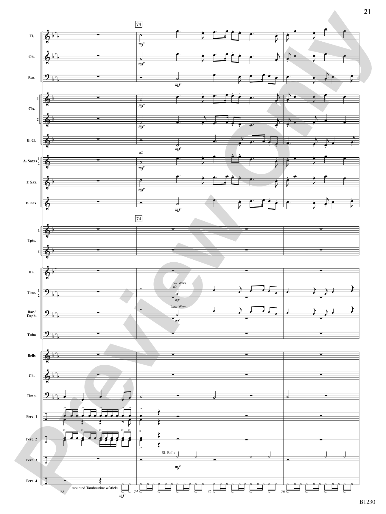 The Great American Frontier: Concert Band Conductor Score & Parts