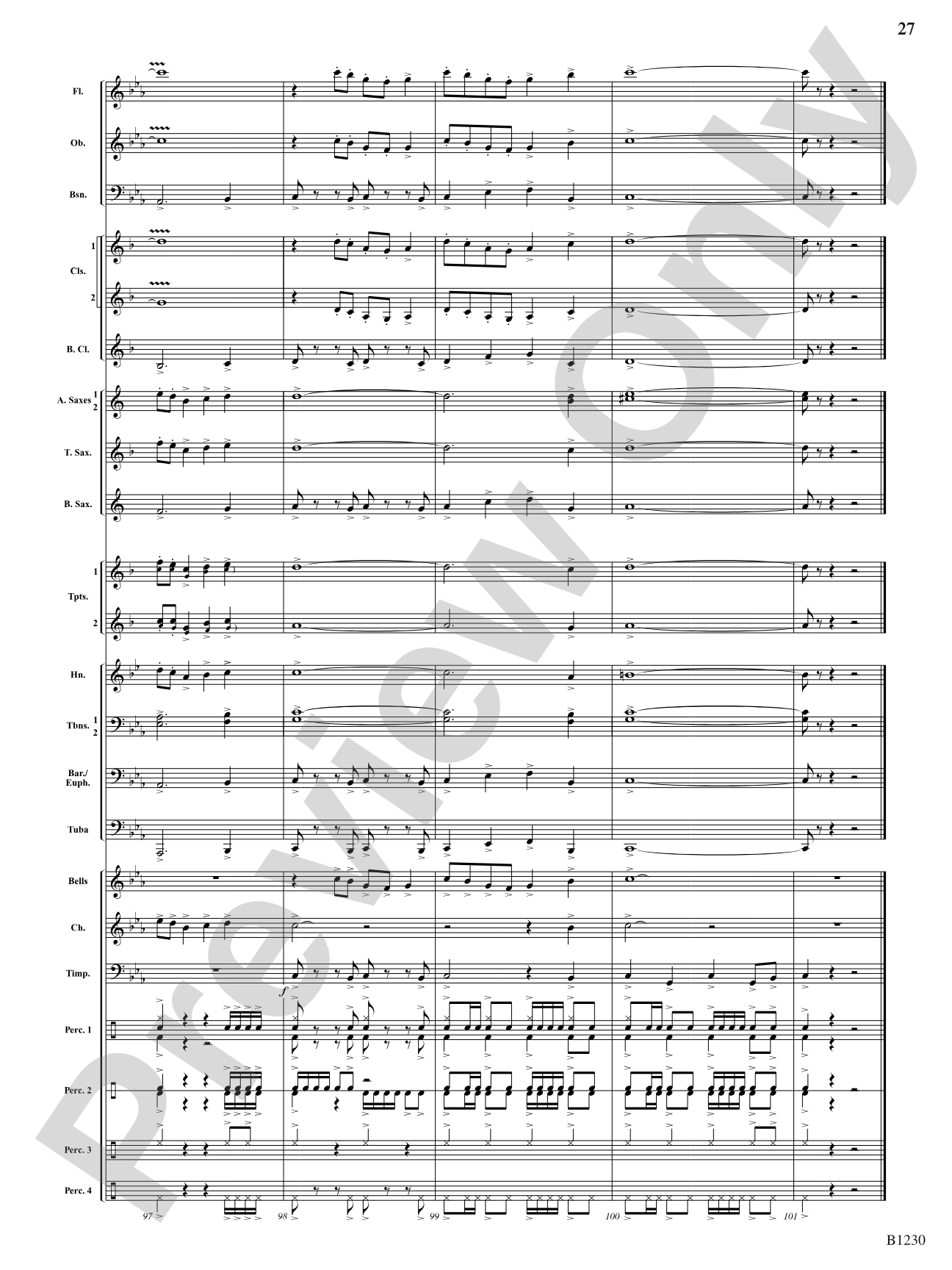 The Great American Frontier: Concert Band Conductor Score & Parts