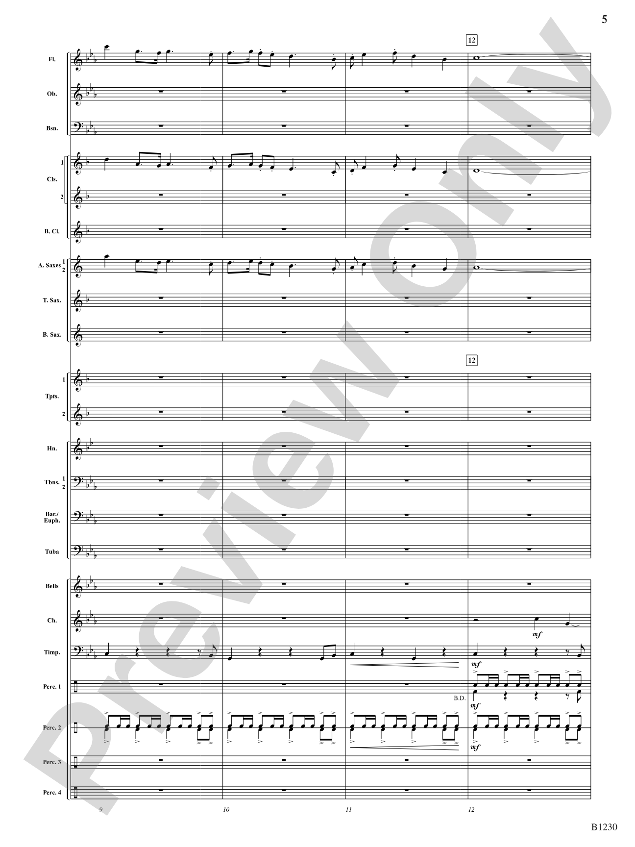 The Great American Frontier: Concert Band Conductor Score & Parts
