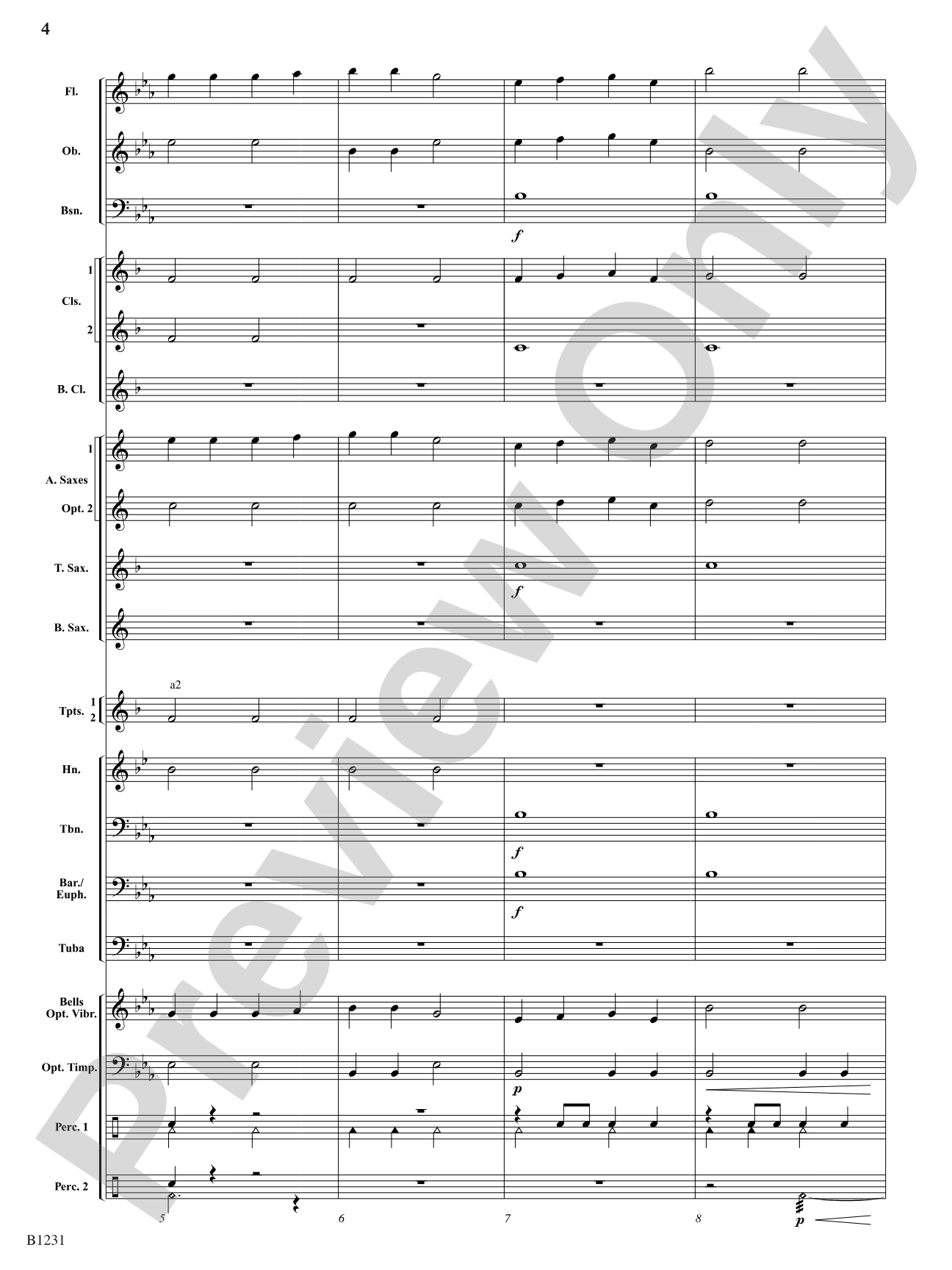 A Good King's Christmas: Concert Band Conductor Score & Parts