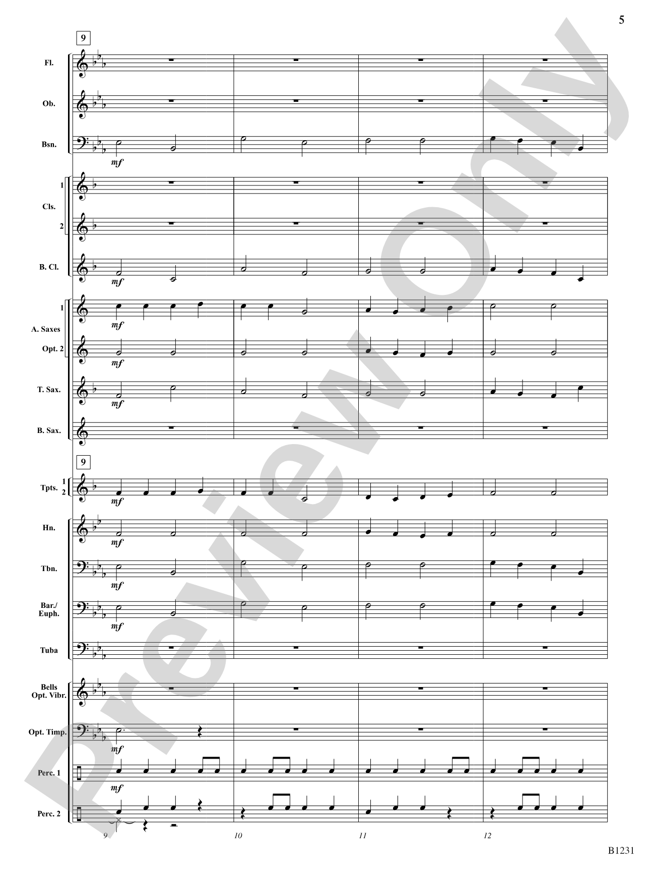 A Good King's Christmas: Concert Band Conductor Score & Parts
