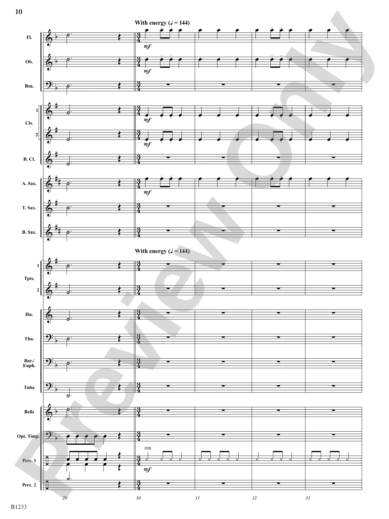 Vision Quest: Concert Band Conductor Score & Parts