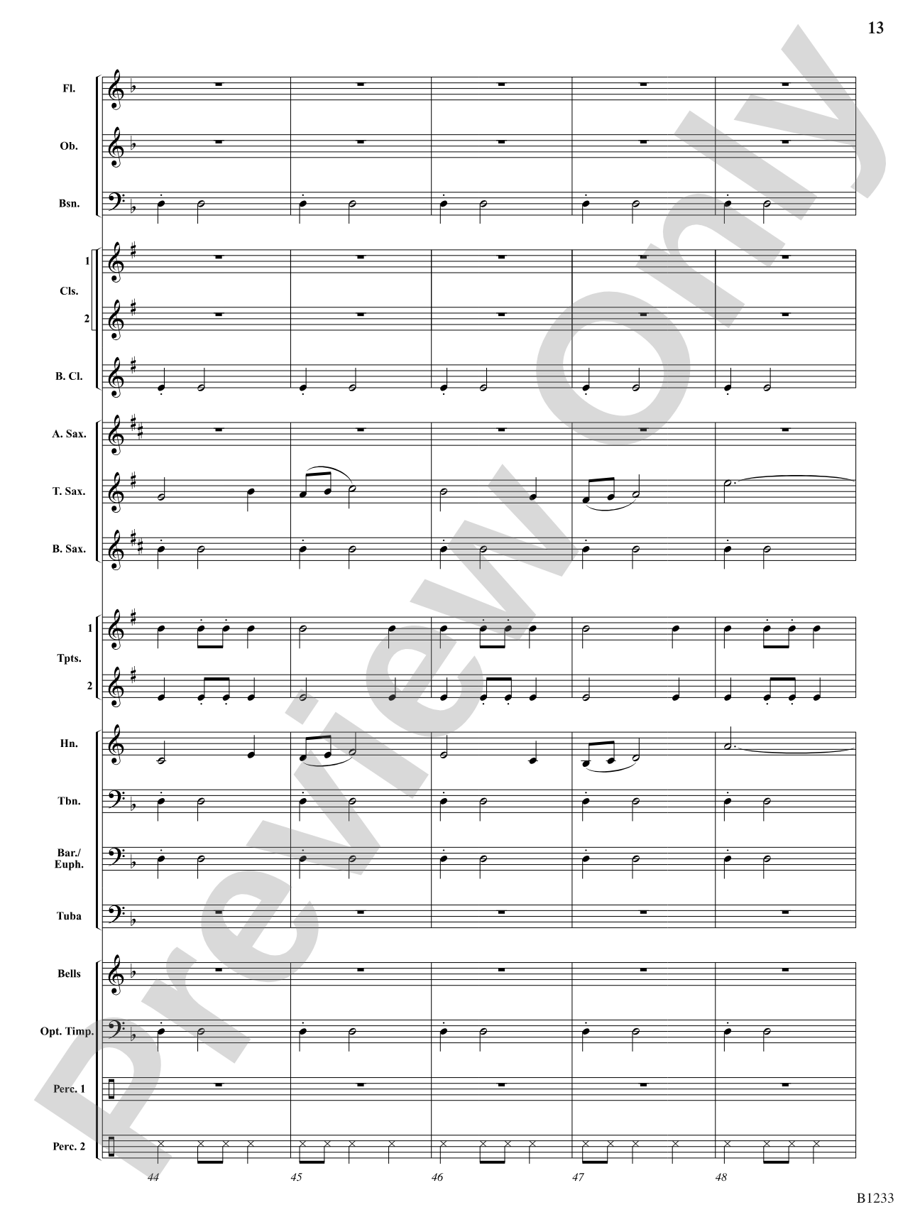 Vision Quest: Concert Band Conductor Score & Parts