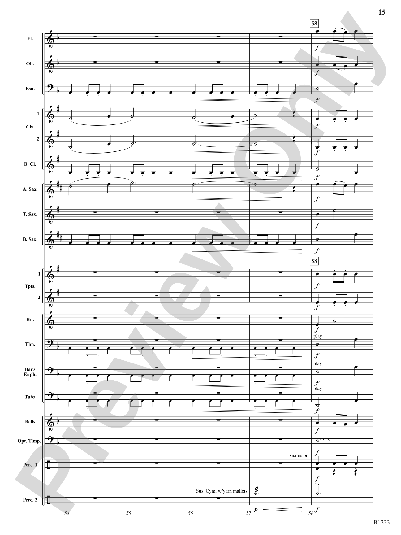 Vision Quest: Concert Band Conductor Score & Parts