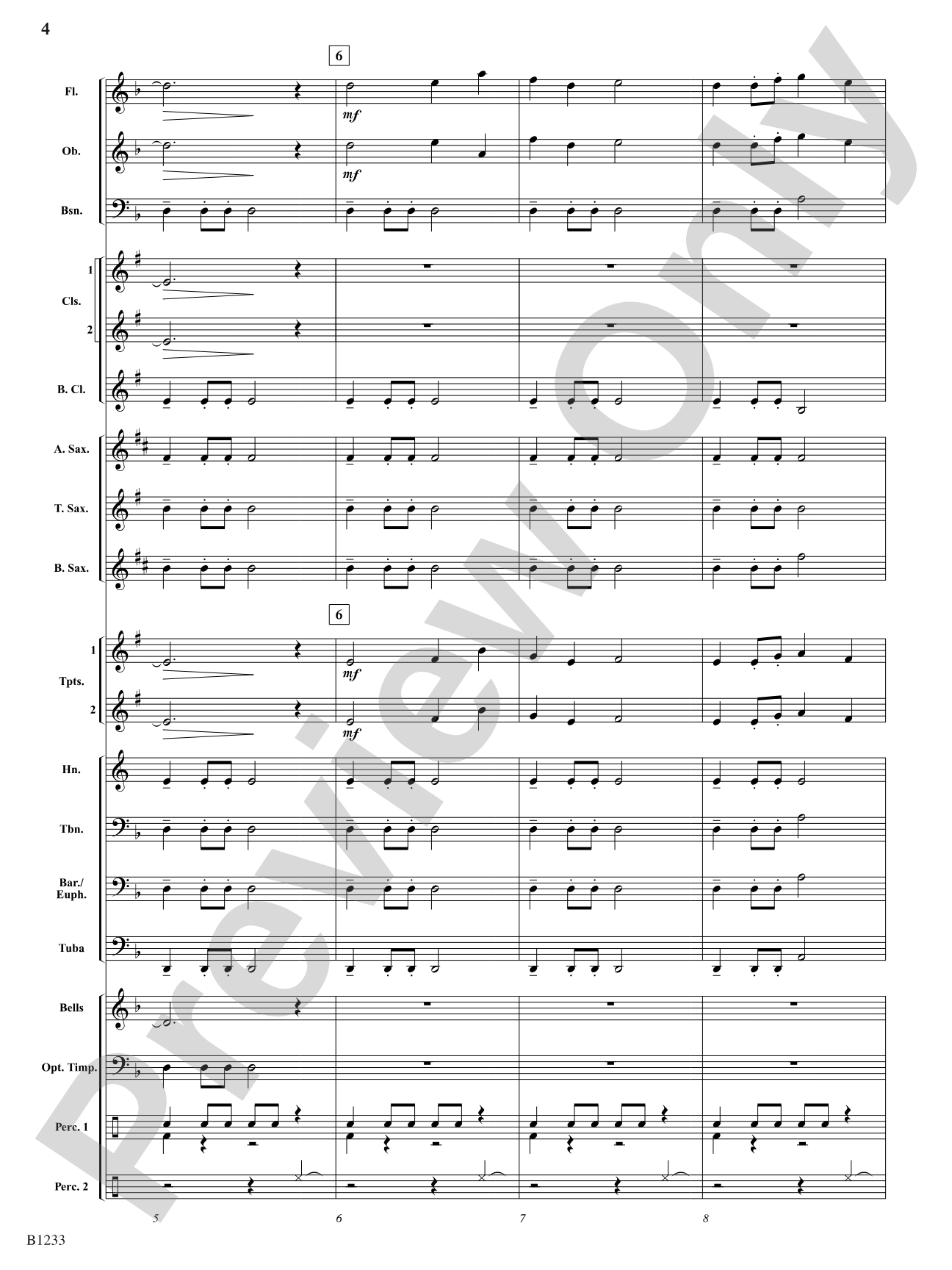Vision Quest: Concert Band Conductor Score & Parts