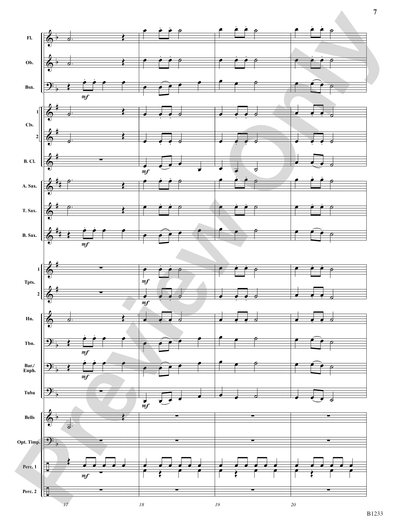 Vision Quest: Concert Band Conductor Score & Parts