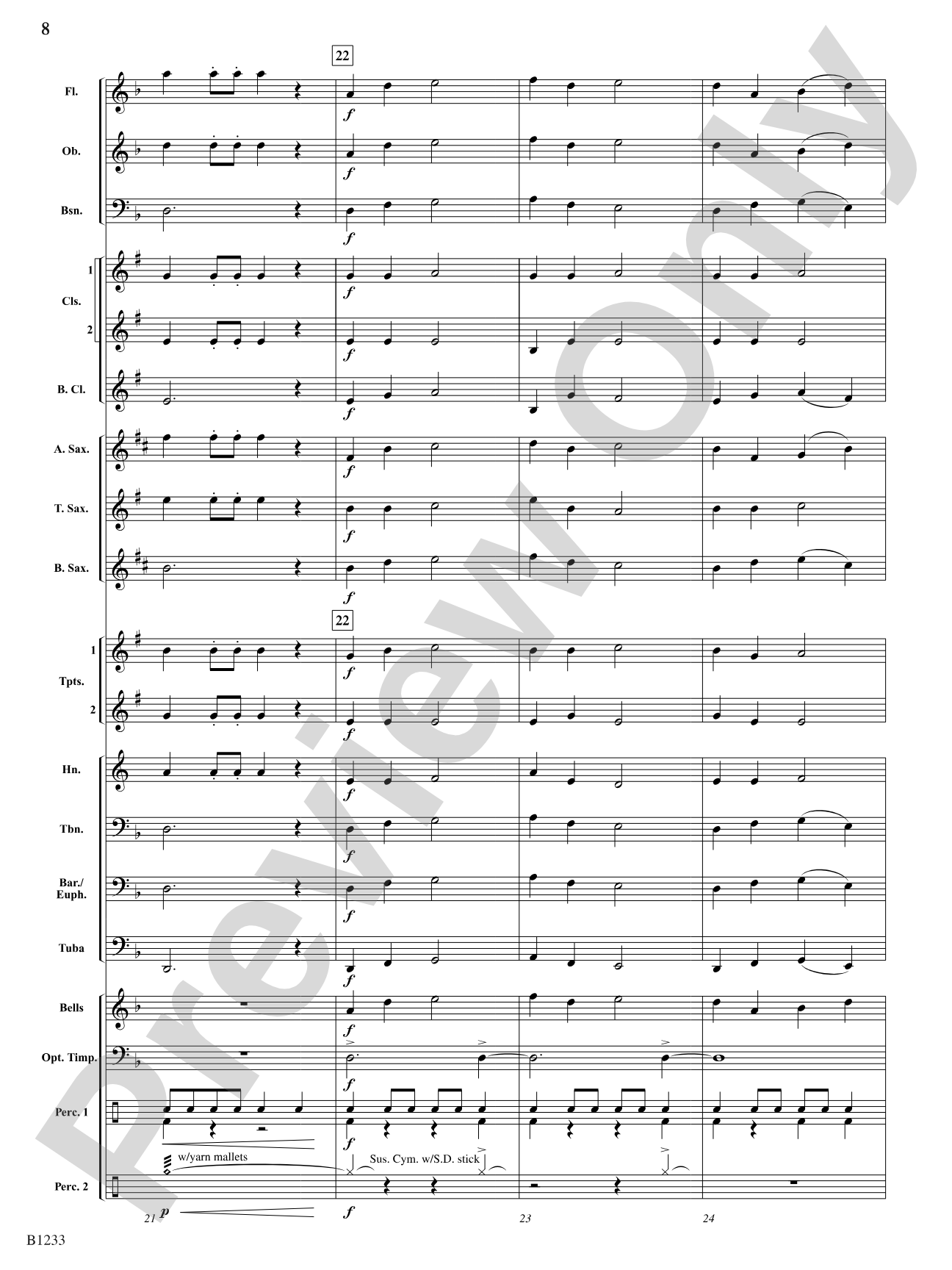 Vision Quest: Concert Band Conductor Score & Parts