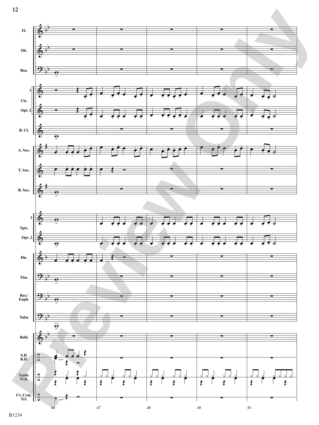 Courtly Dance and Procession: Score