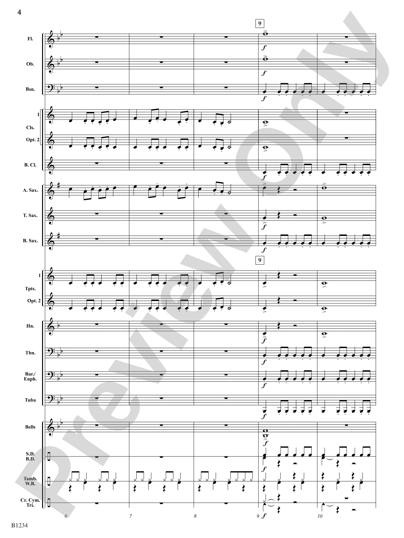 Courtly Dance and Procession: Score