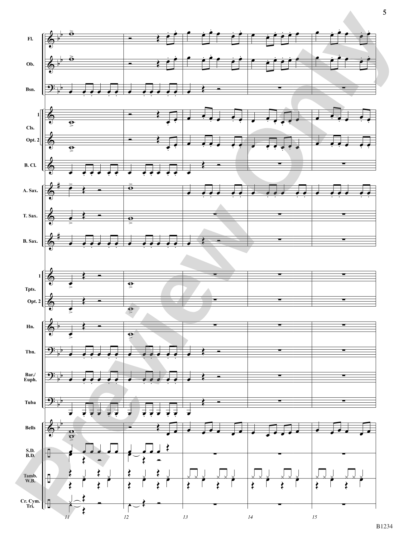 Courtly Dance and Procession: Score