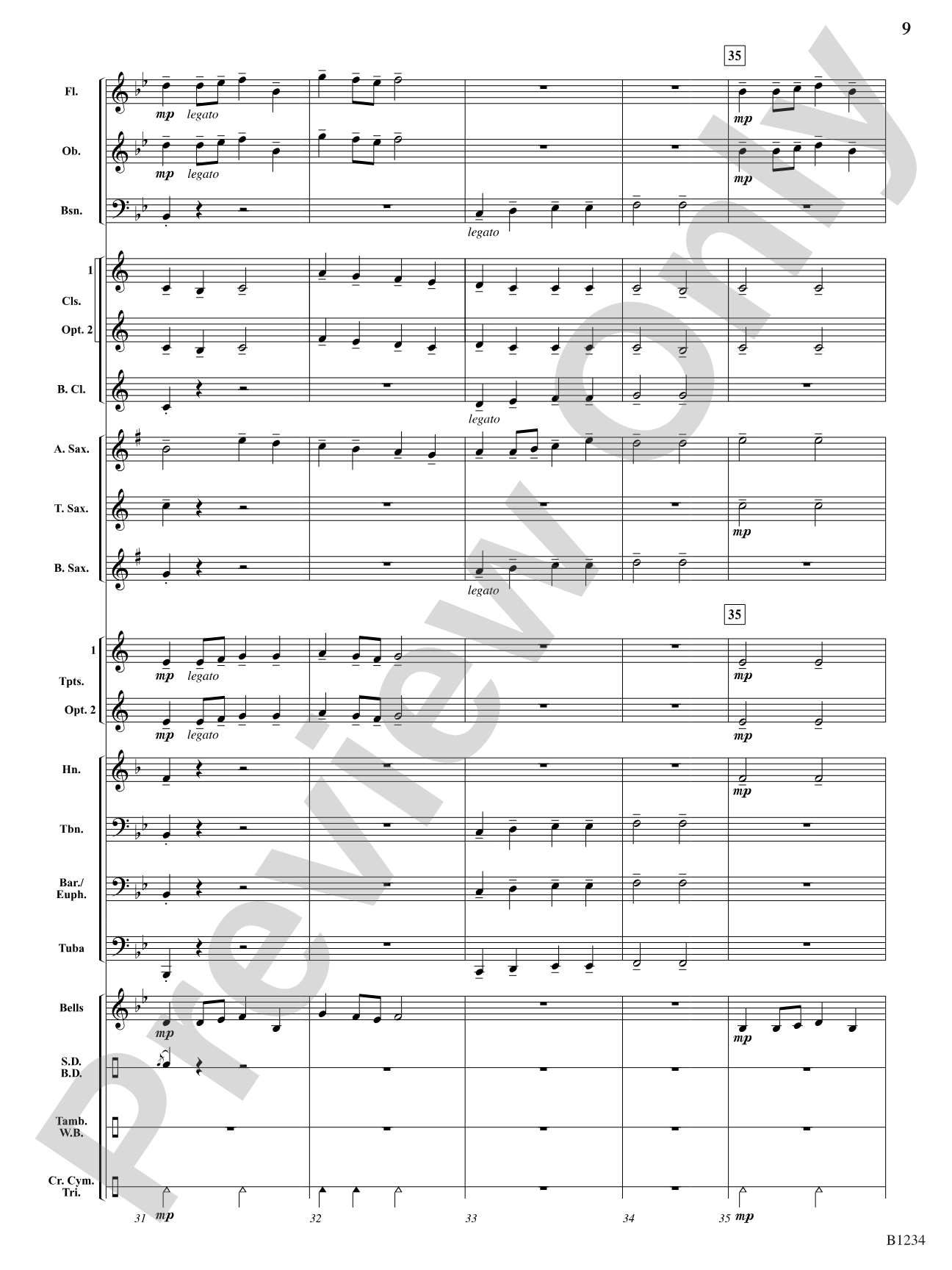 Courtly Dance and Procession: Score
