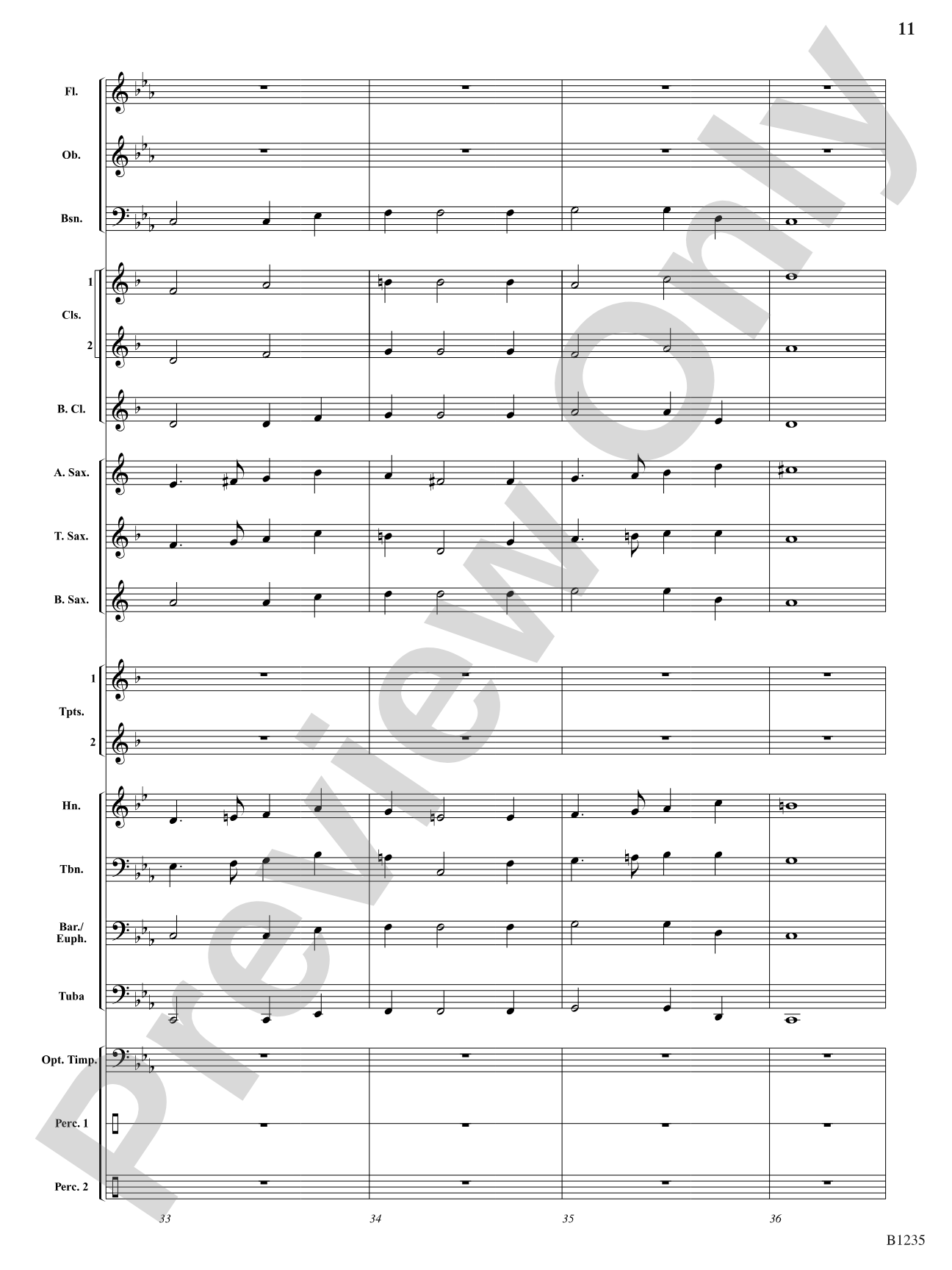 Windermere Overture: Concert Band Conductor Score & Parts