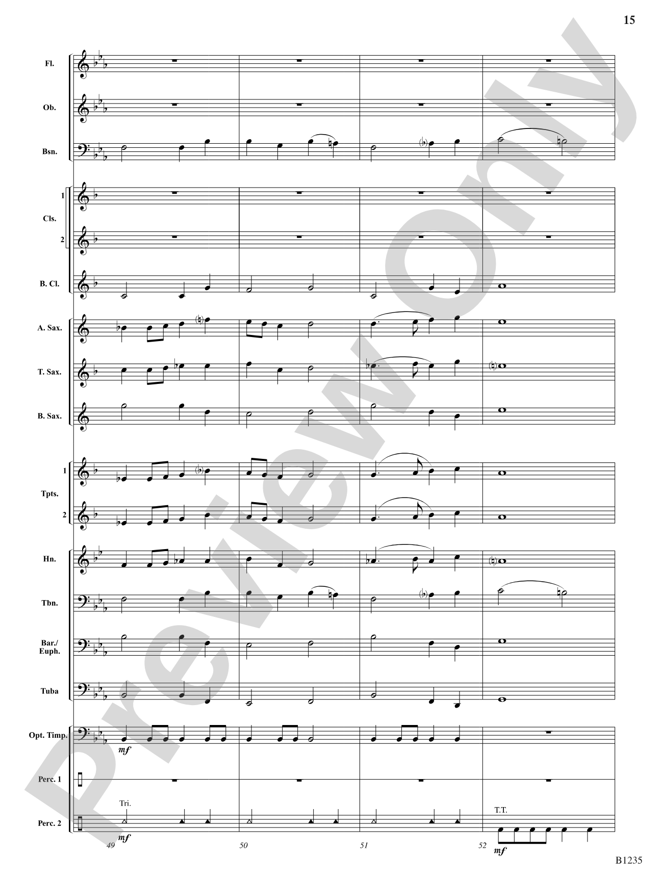 Windermere Overture: Concert Band Conductor Score & Parts