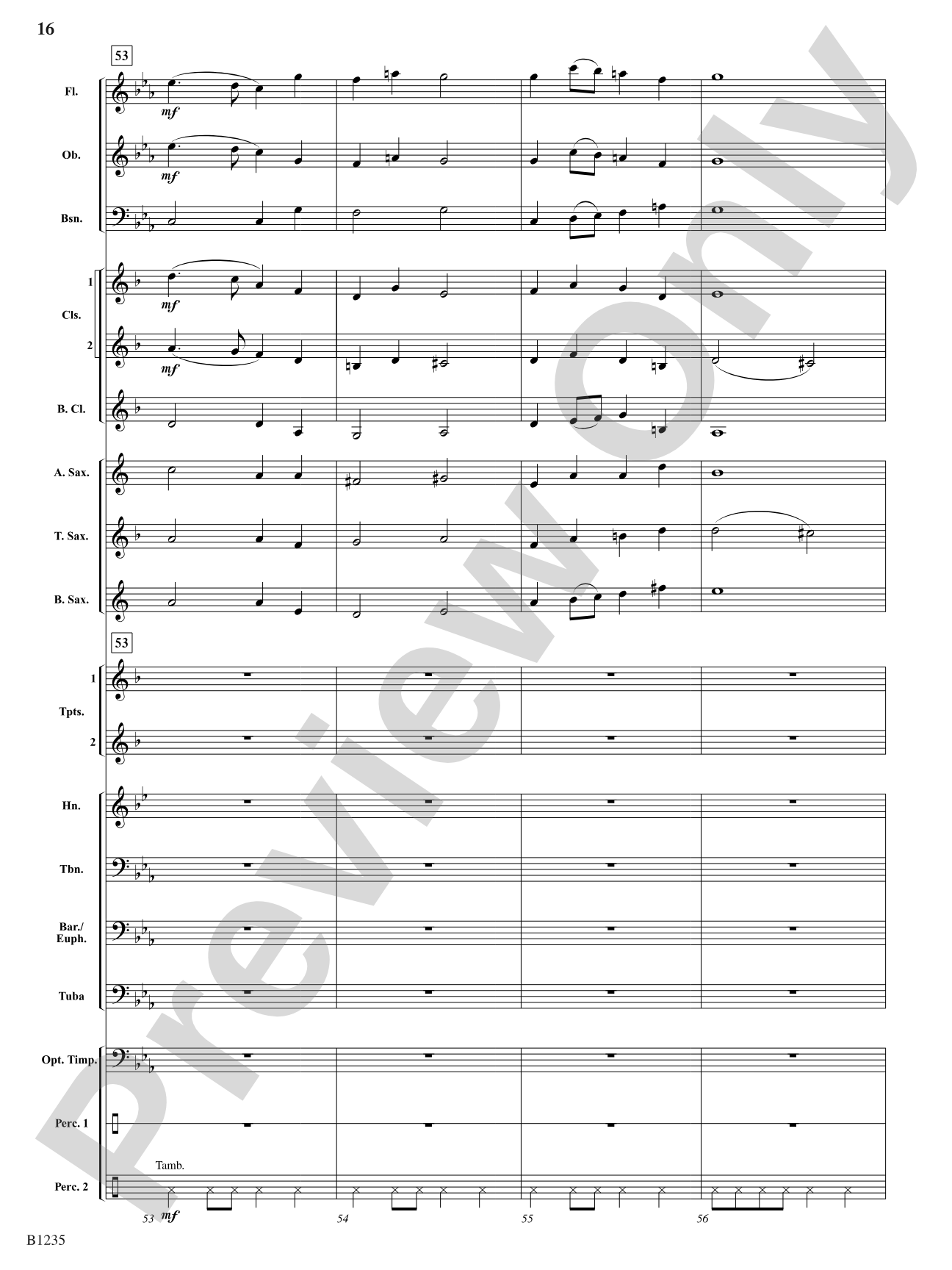 Windermere Overture: Concert Band Conductor Score & Parts