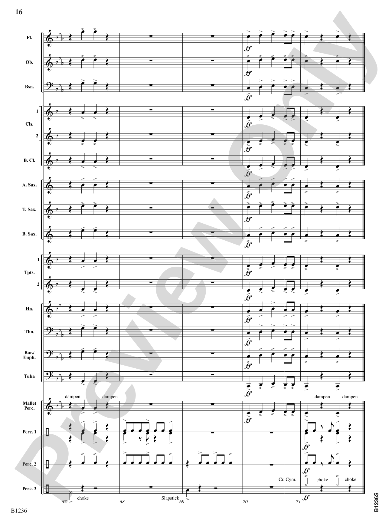 Chorale and Mystic Chant: Concert Band Conductor Score & Parts
