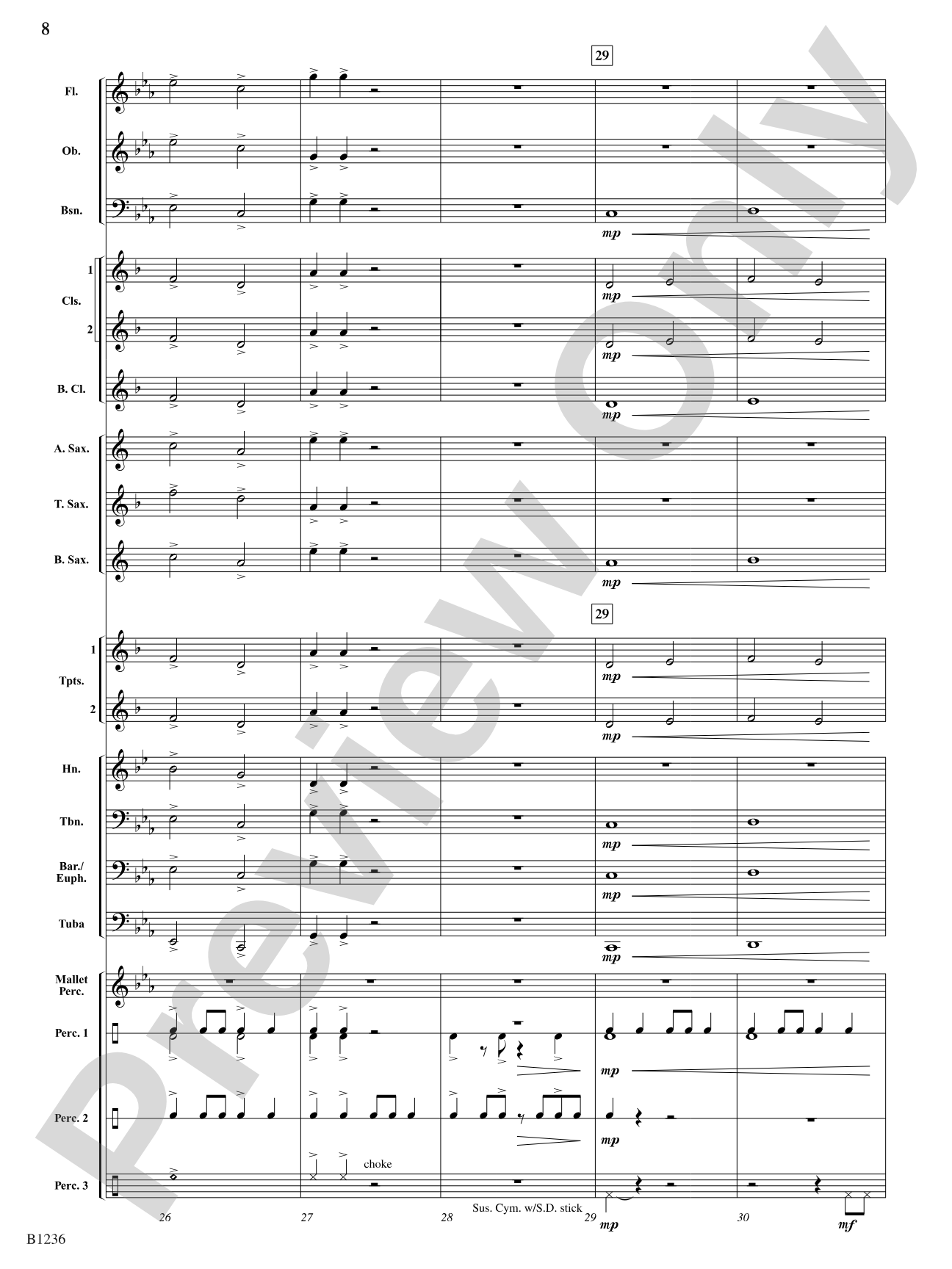 Chorale and Mystic Chant: Concert Band Conductor Score & Parts