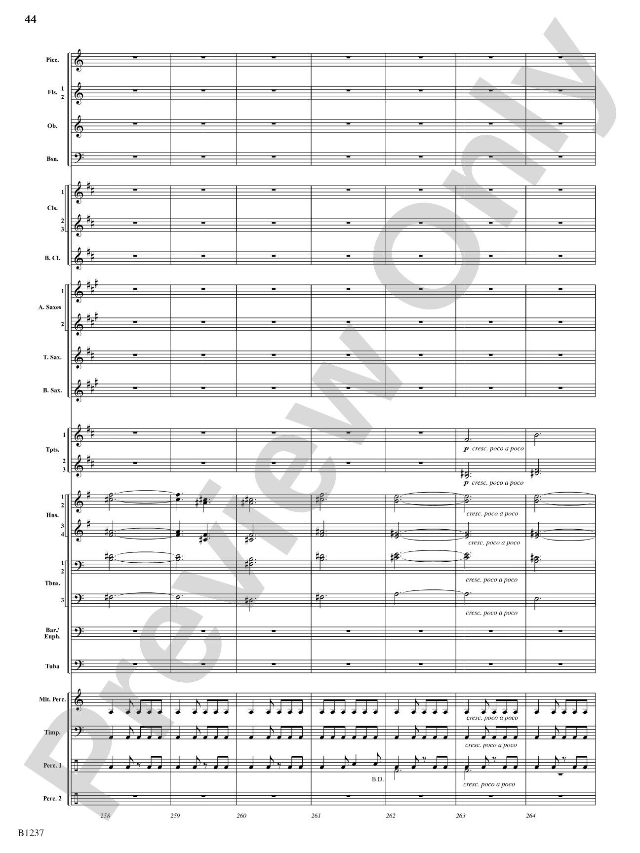 Beyond the Summit: Concert Band Conductor Score & Parts