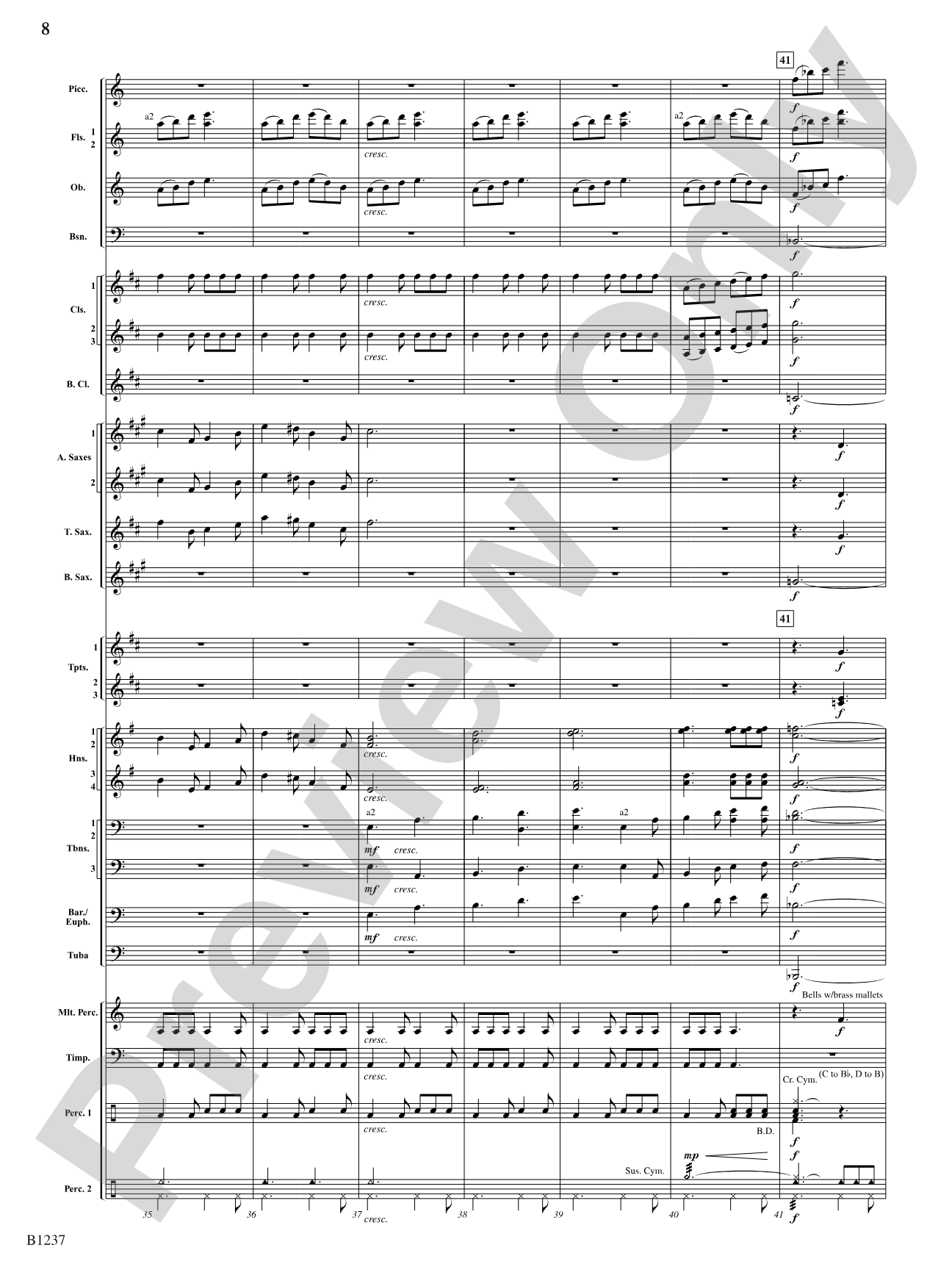 Beyond the Summit: Concert Band Conductor Score & Parts