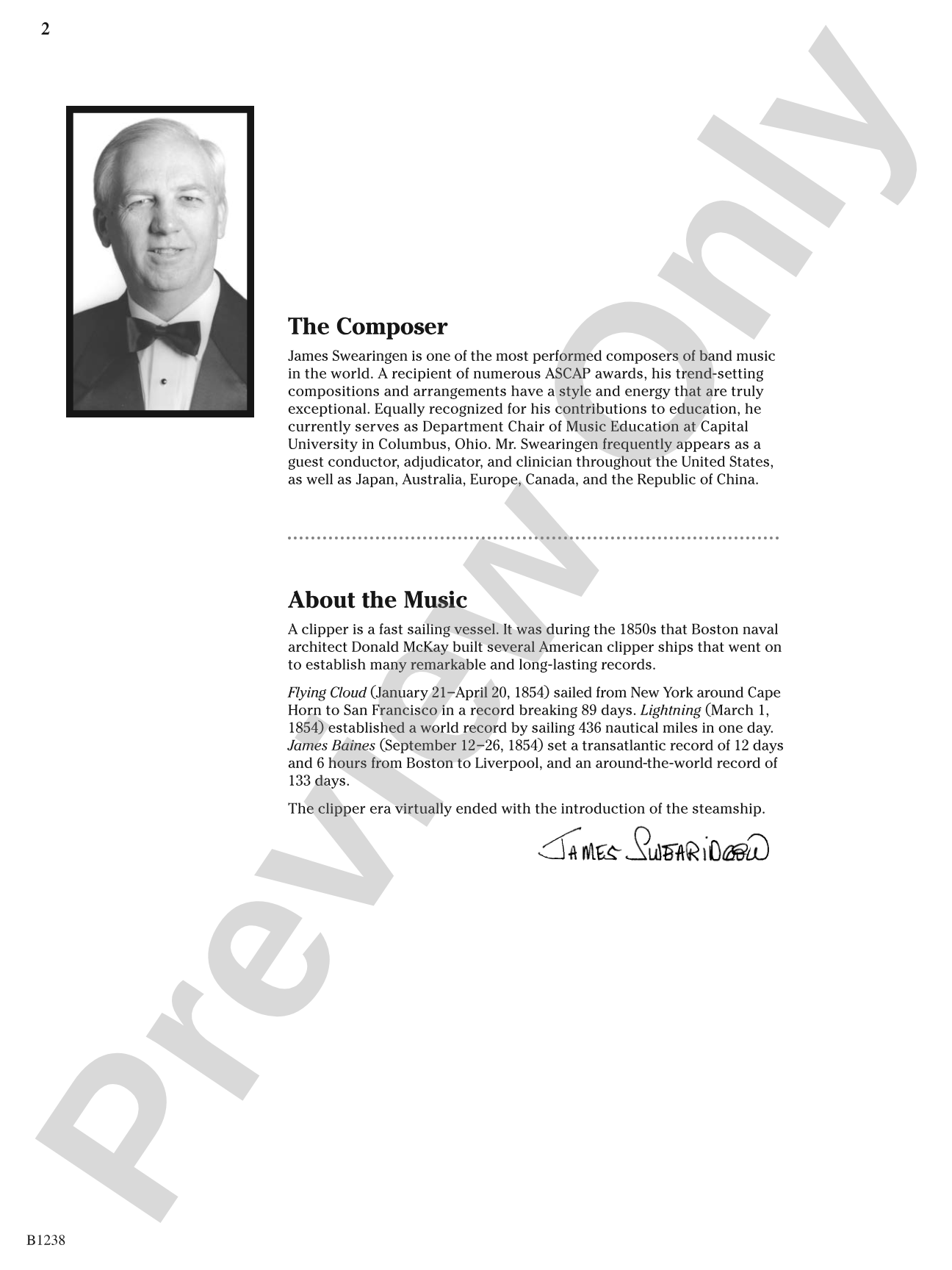 Legend of the Yankee Clippers: Concert Band Conductor Score & Parts