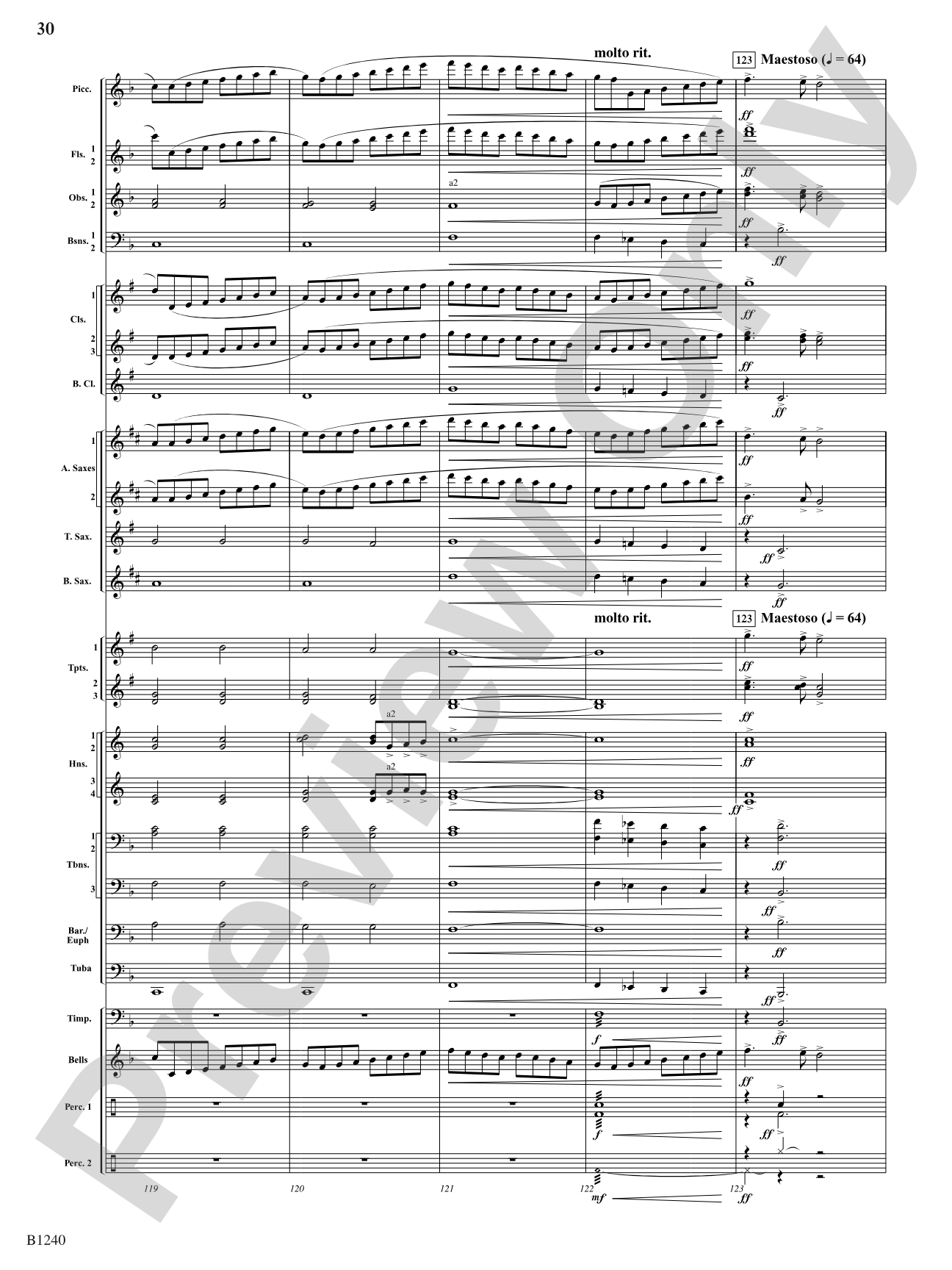 Loudoun Praises: Concert Band Conductor Score & Parts