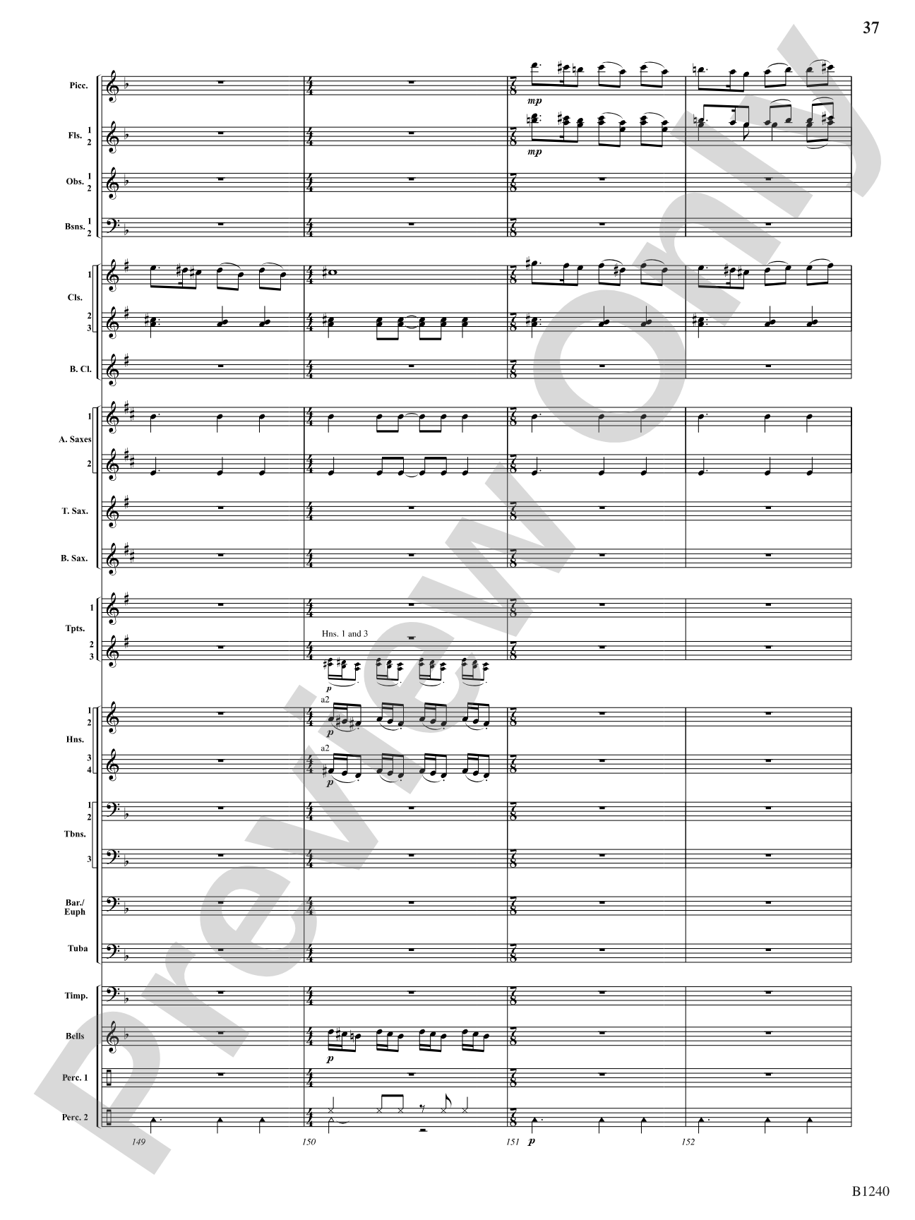 Loudoun Praises: Concert Band Conductor Score & Parts