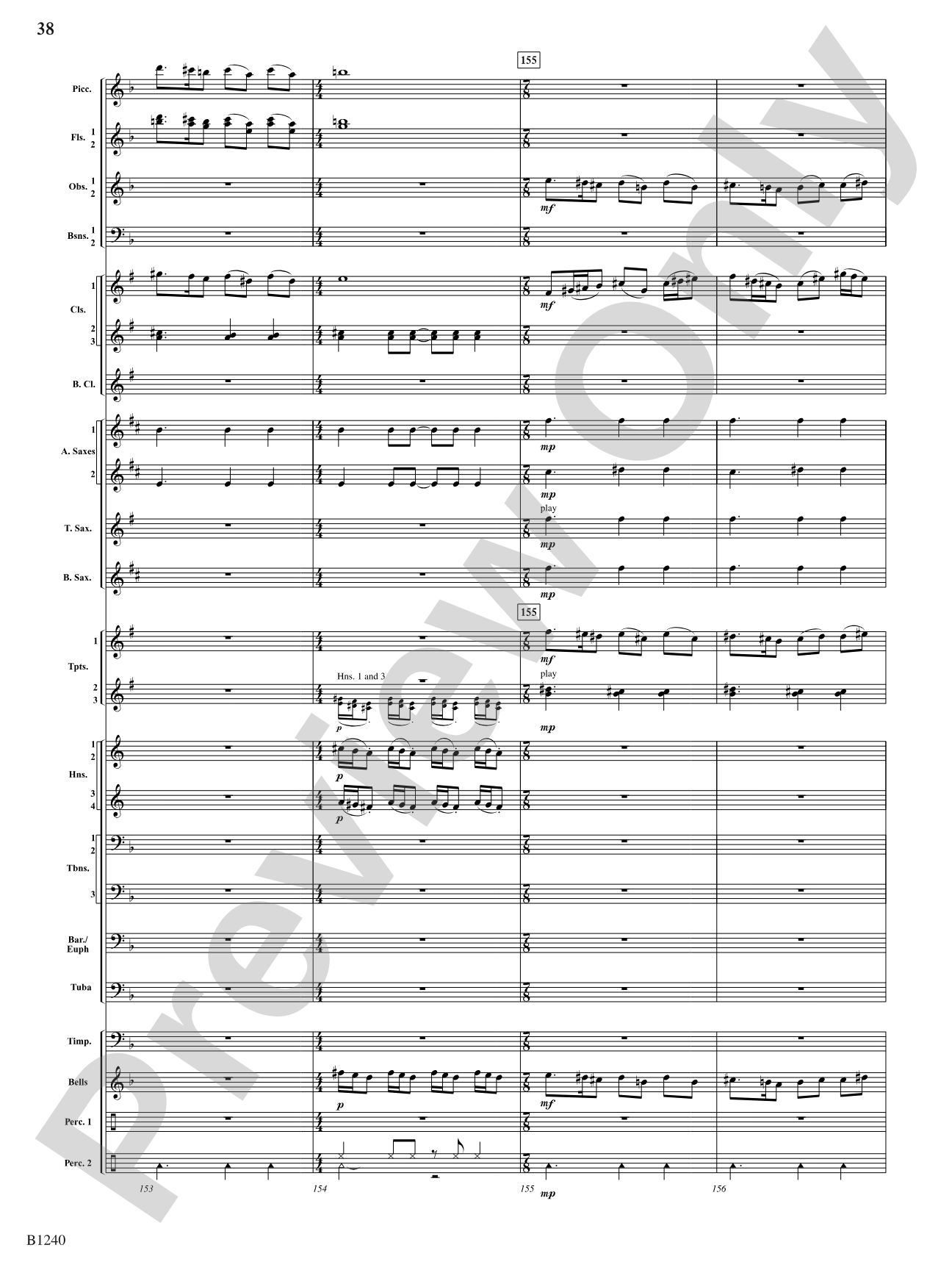 Loudoun Praises: Concert Band Conductor Score & Parts
