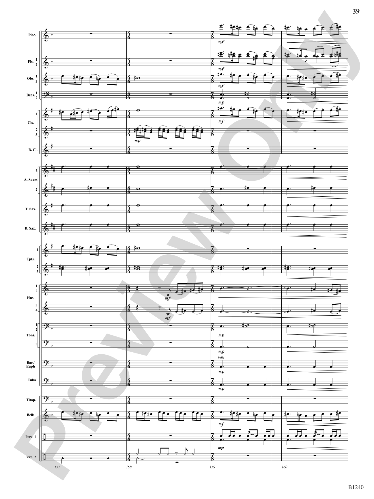 Loudoun Praises: Concert Band Conductor Score & Parts