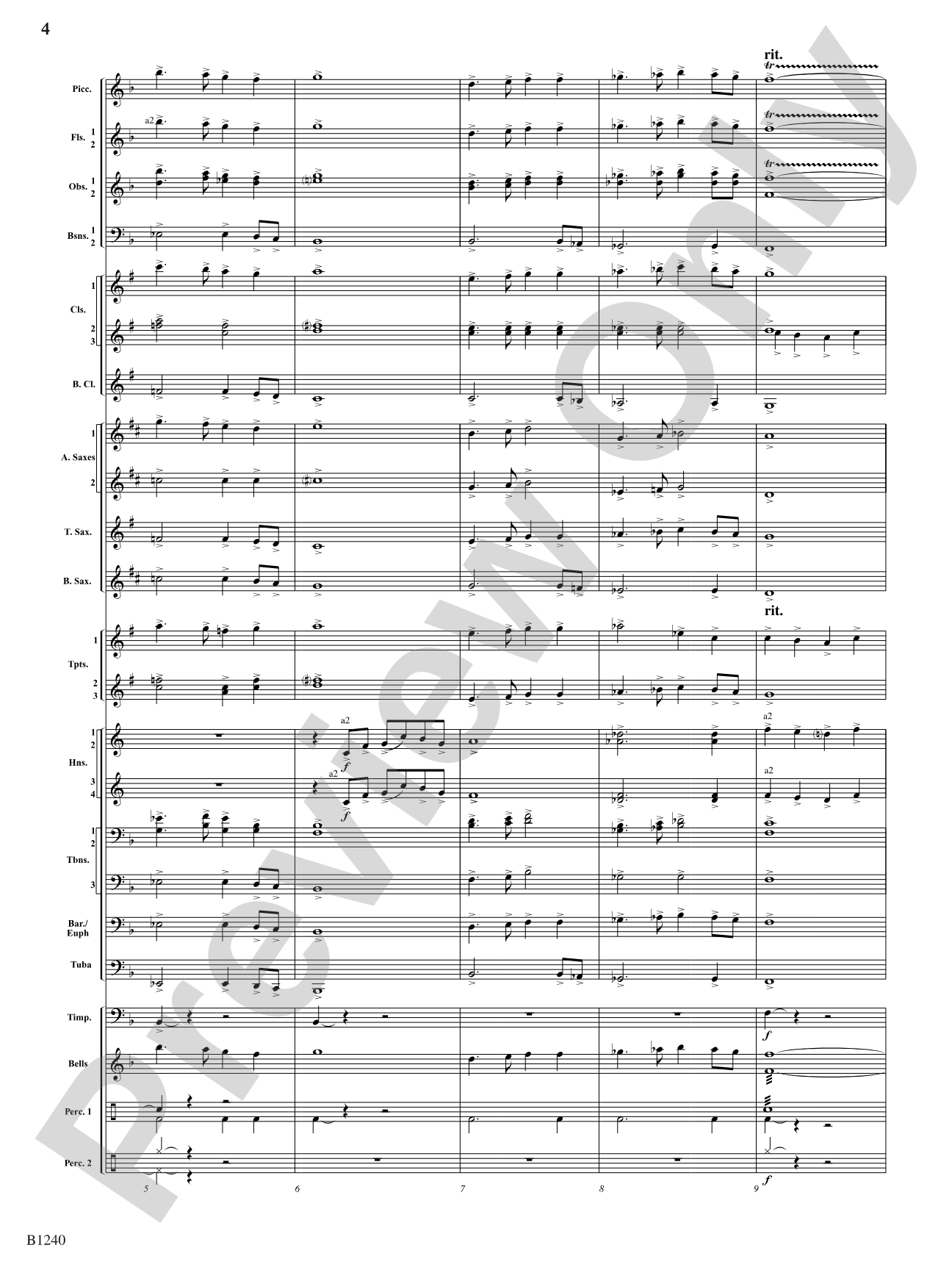 Loudoun Praises: Concert Band Conductor Score & Parts