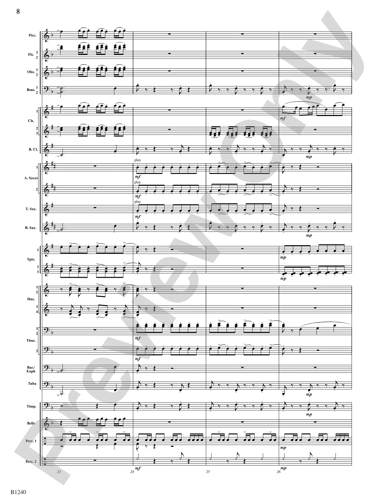 Loudoun Praises: Concert Band Conductor Score & Parts