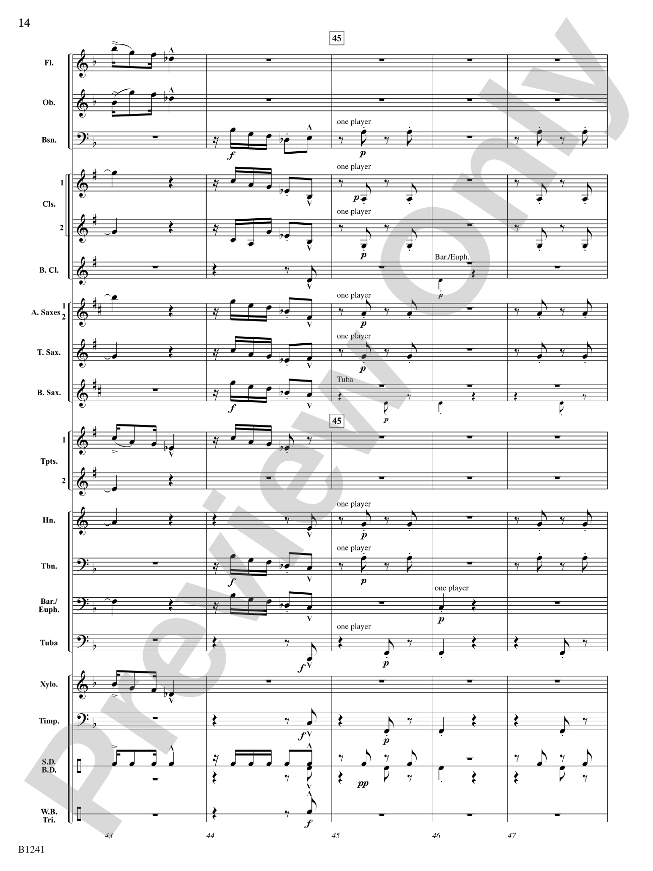 Golliwogg's Cakewalk: Concert Band Conductor Score & Parts