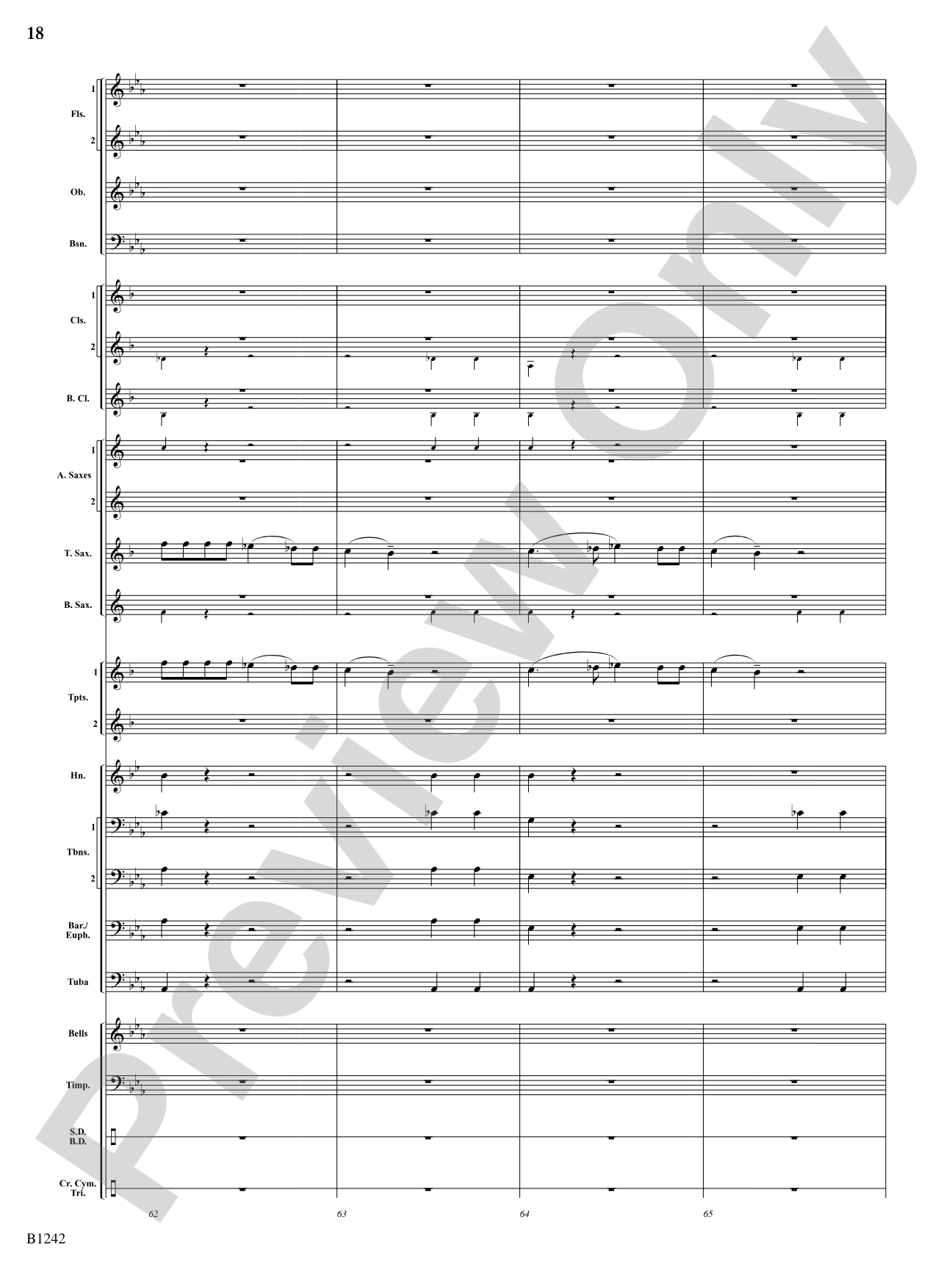Finale from Symphony No. 4: Score