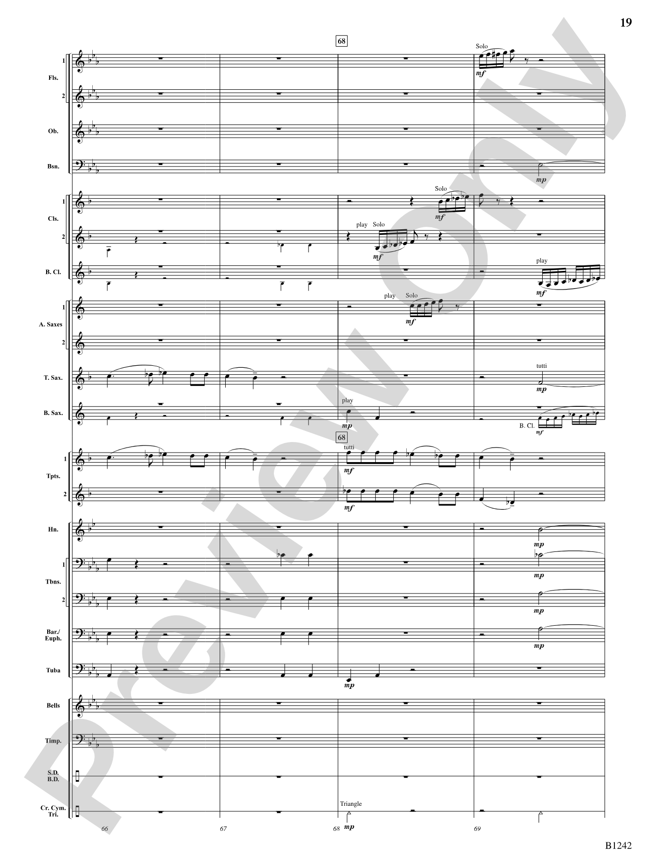 Finale from Symphony No. 4: Score