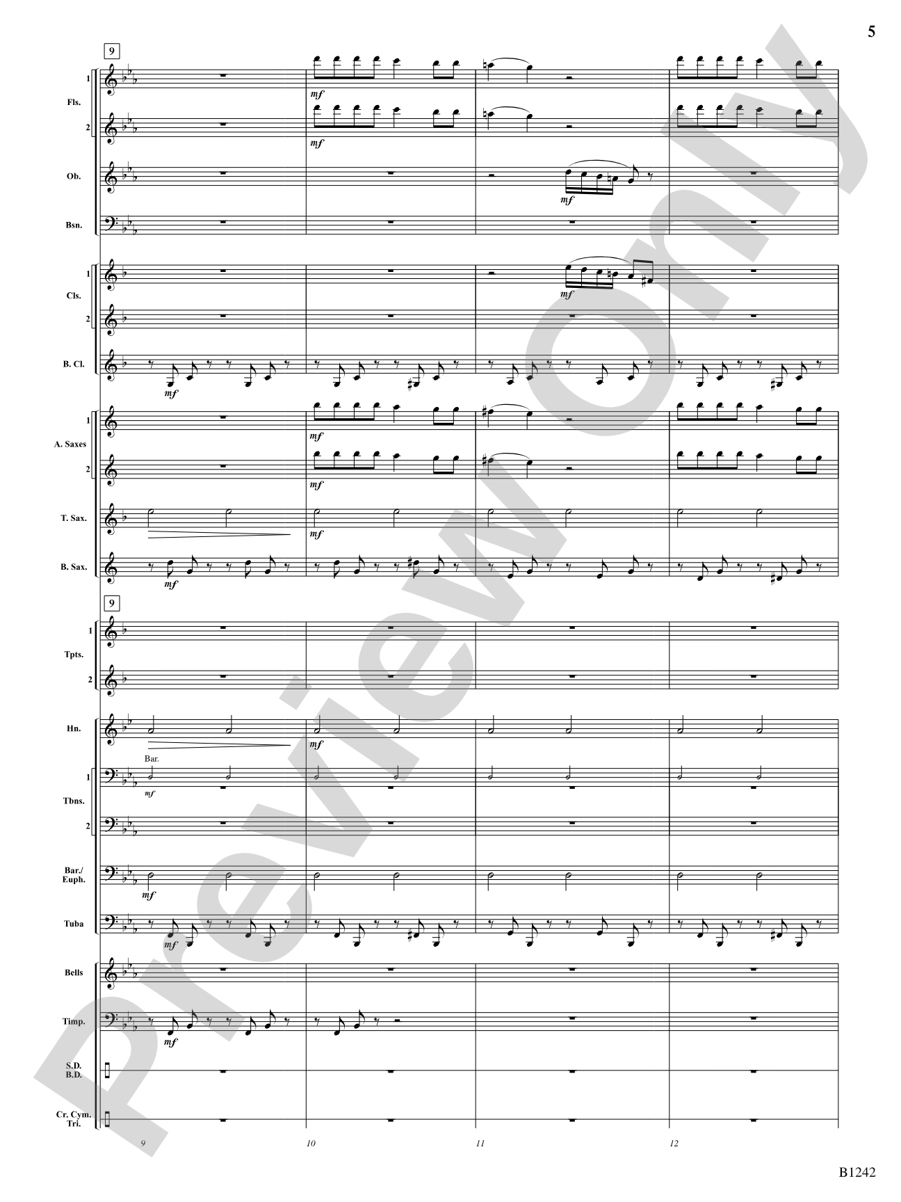 Finale from Symphony No. 4: Score