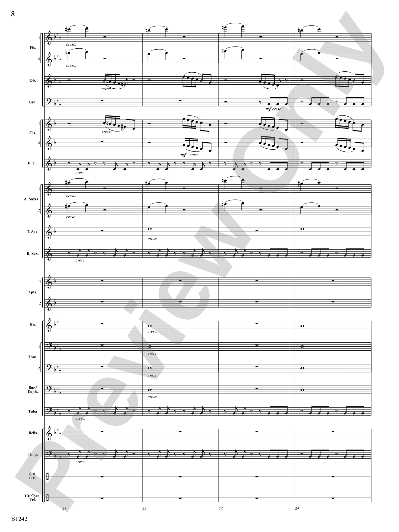 Finale from Symphony No. 4: Score