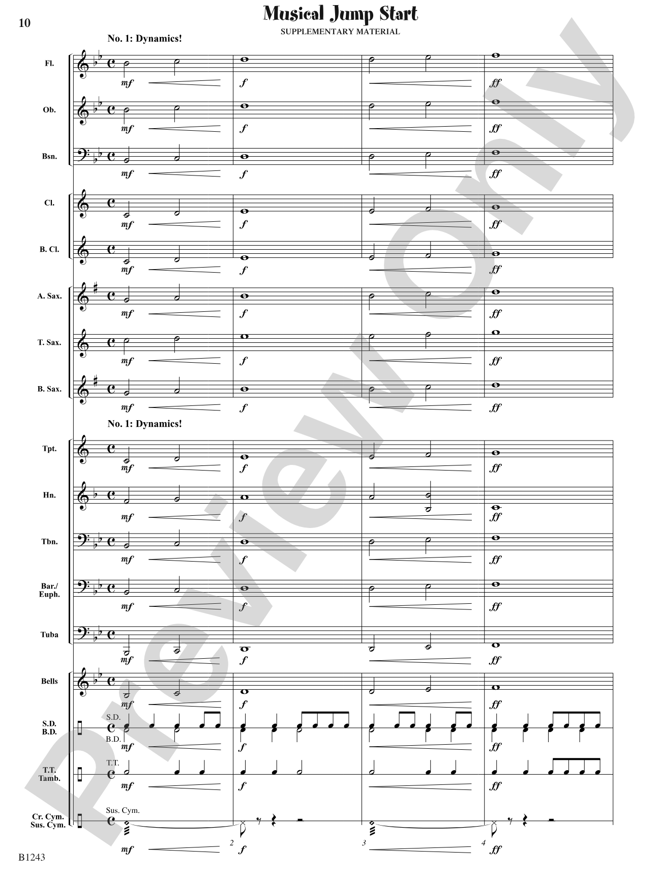 Rise to Power: Concert Band Conductor Score & Parts